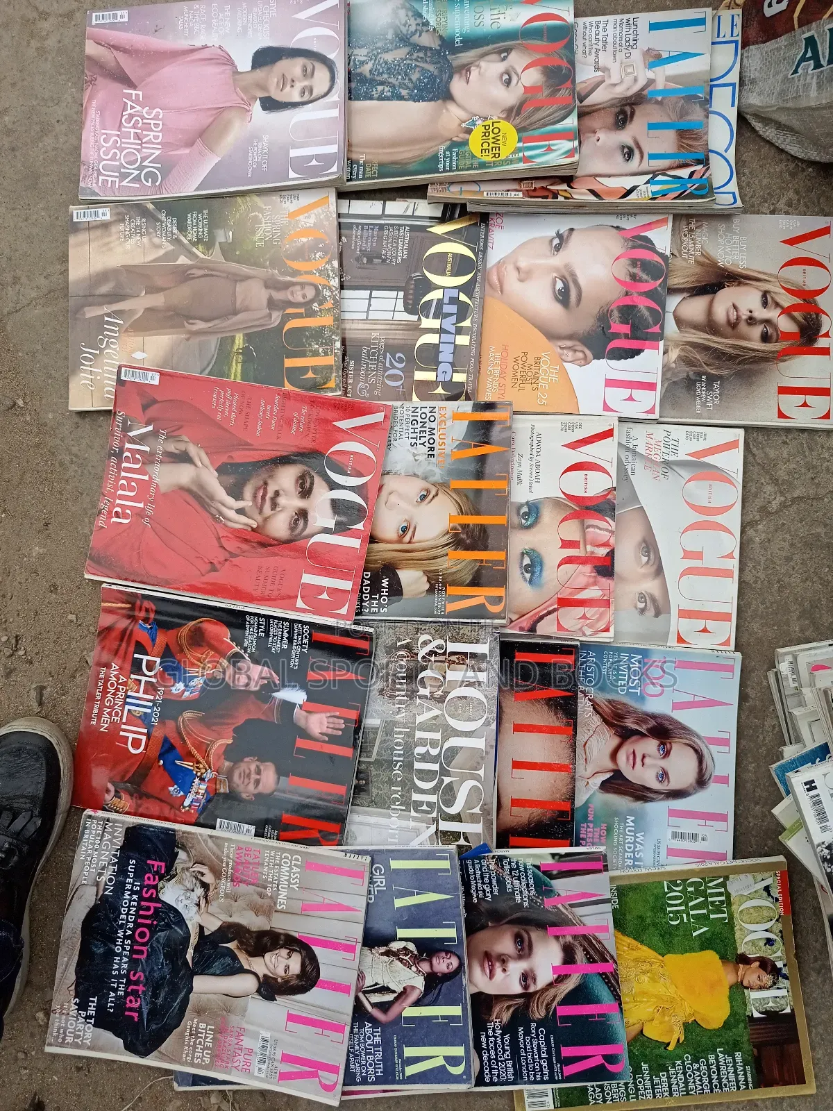 Brand New Foreign Magazine, Vogue,Elle,Tattler,Cosmopolitan