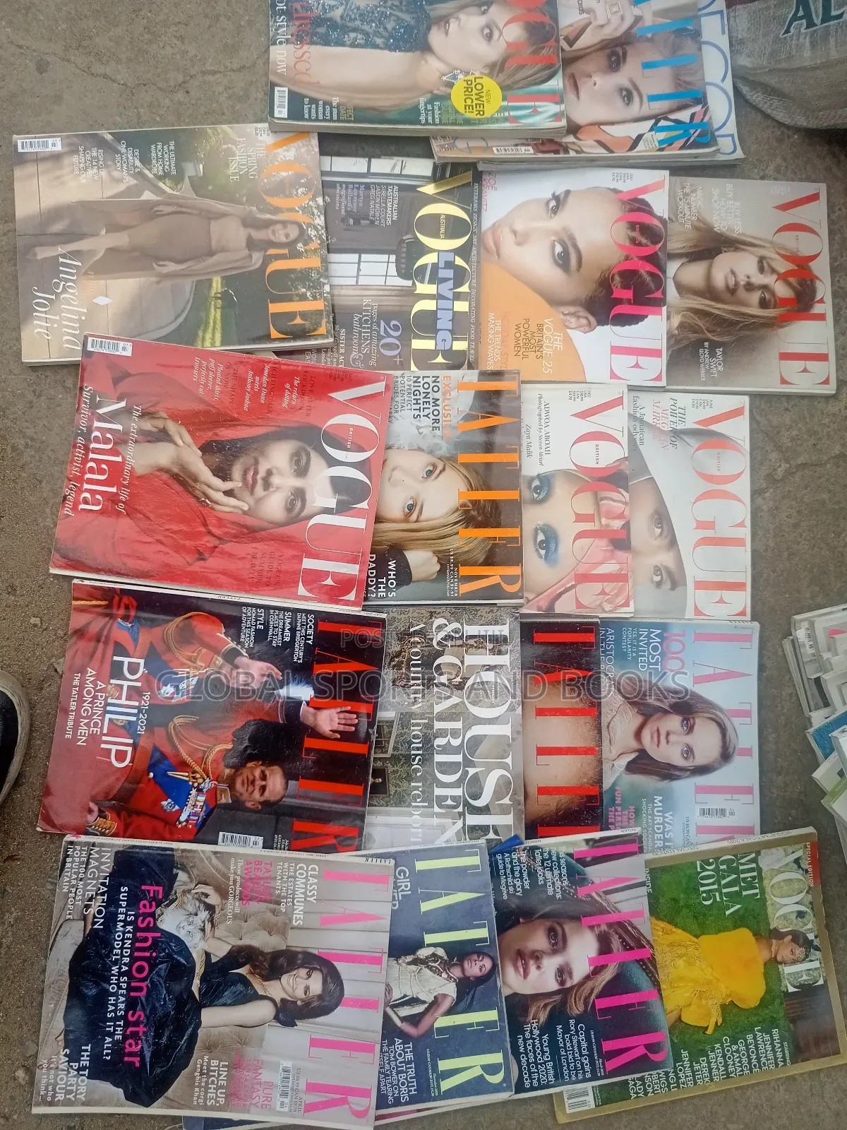 Brand New Foreign Magazine, Vogue,Elle,Tattler,Cosmopolitan