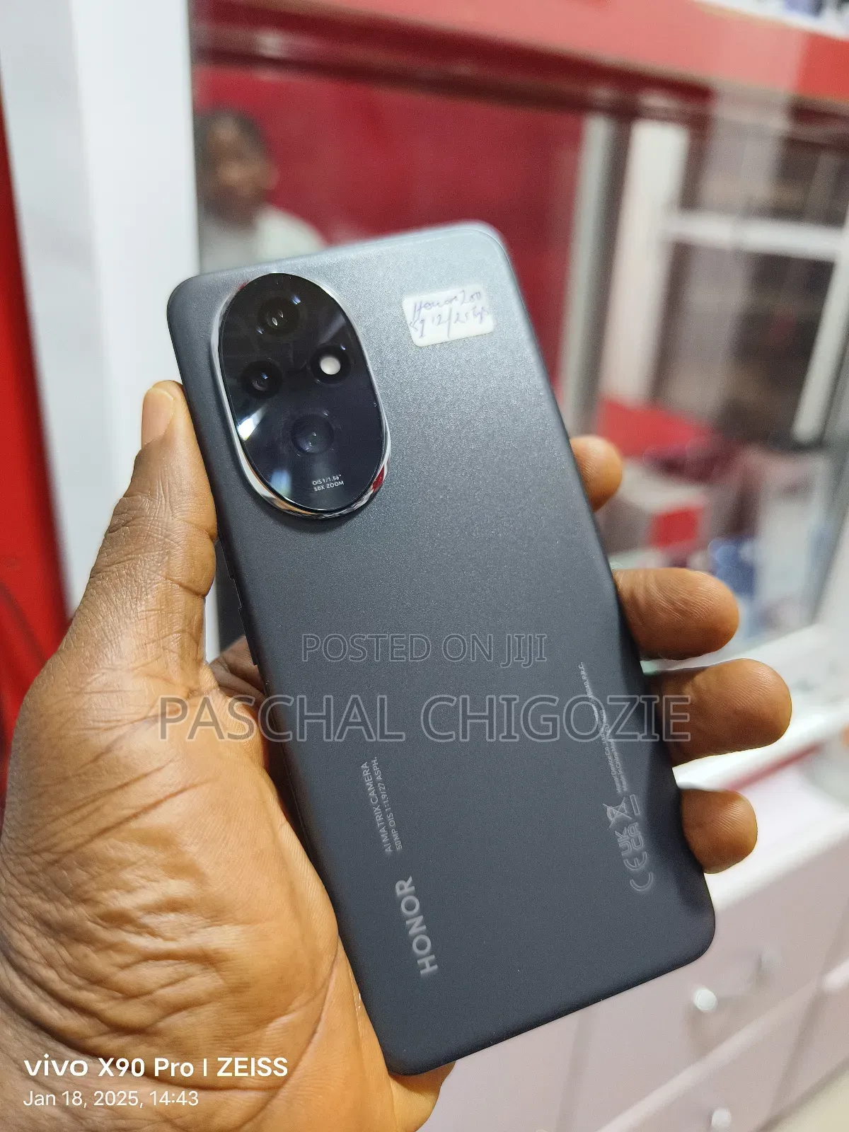 New Honor 200 Lite 12 GB Black