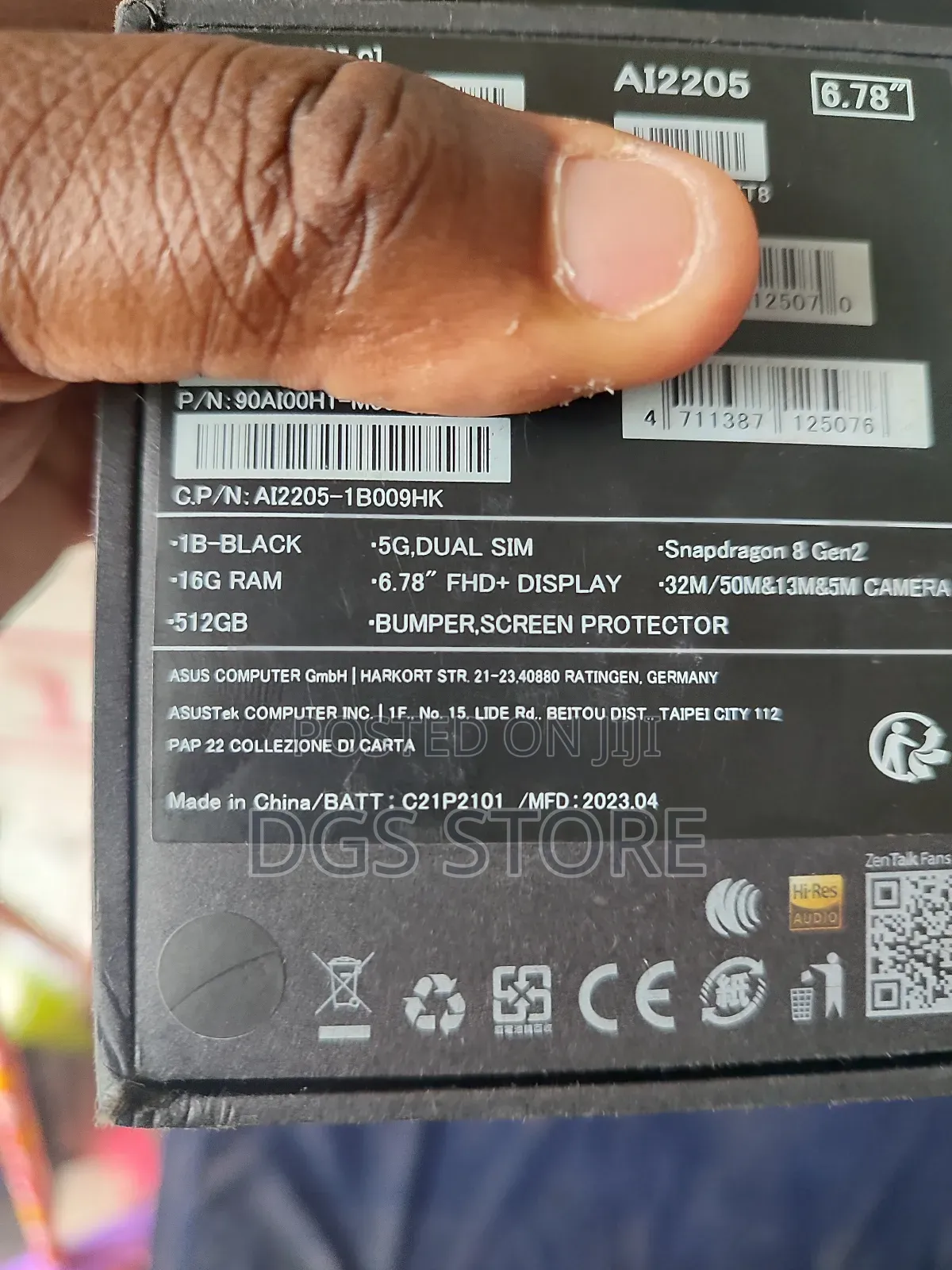 Asus ROG Phone 7 512 GB Black