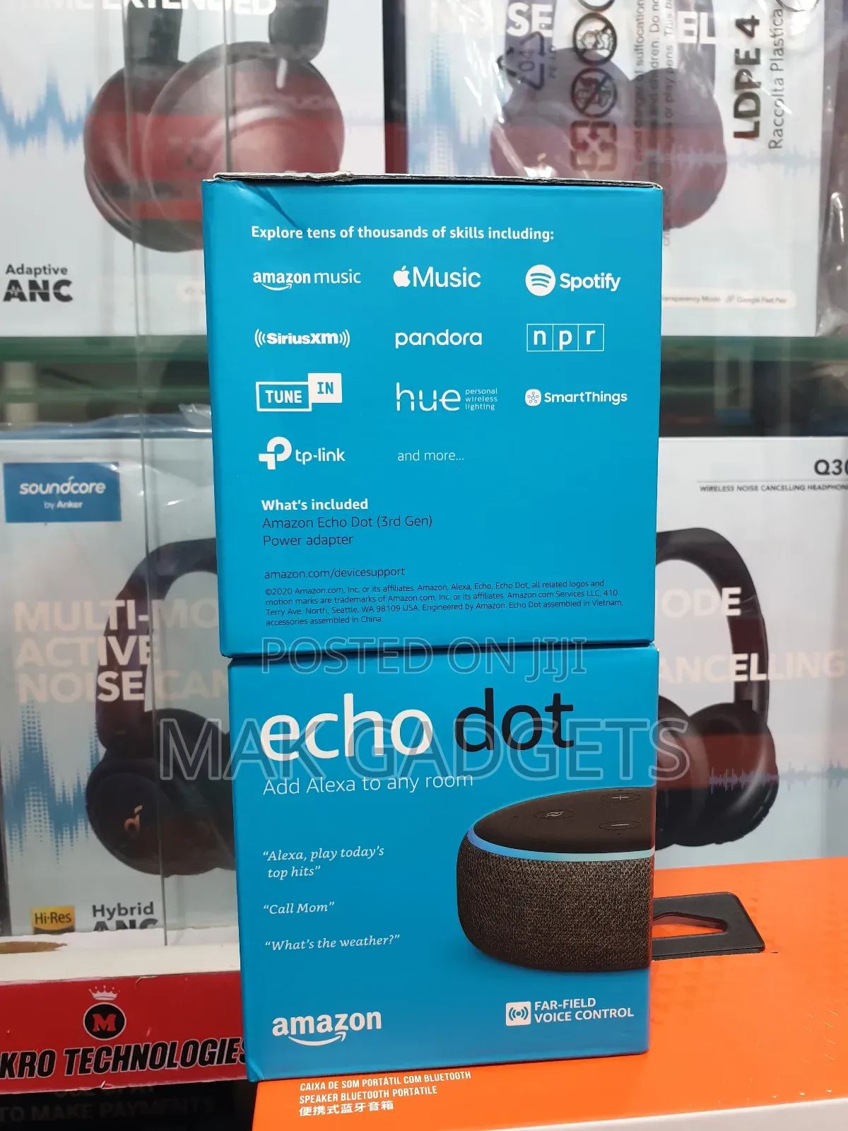 Echo Dot Charging Station Portable Base for 3rd Gen