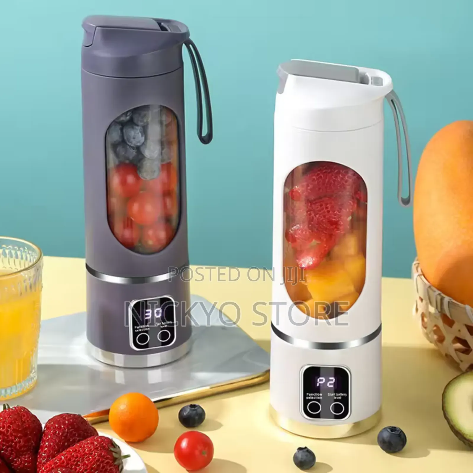 Portable Electric Juicer Bottle (Rechargeable Blender Cup)