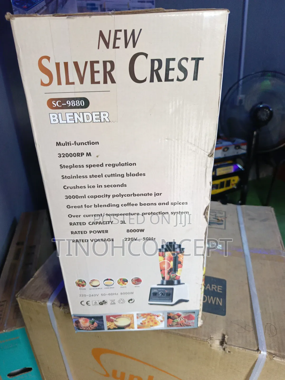Silver Crest Industrial Blender 8000 Watts