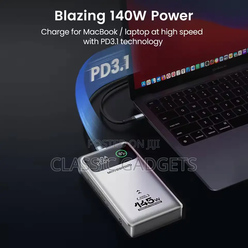 MOVESPEED M25pro 140W 25000mah Laptop / Phones Power Bank