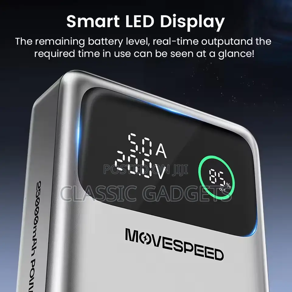 MOVESPEED M25pro 140W 25000mah Laptop / Phones Power Bank