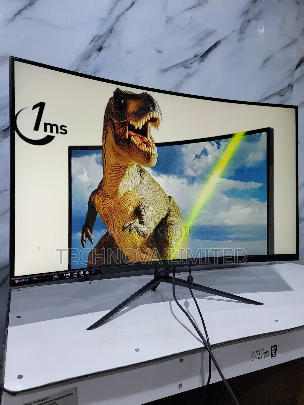 MSI Optix AG32CQ Curved Gaming Monitor 31.5 Inch, WQHD,165HZ