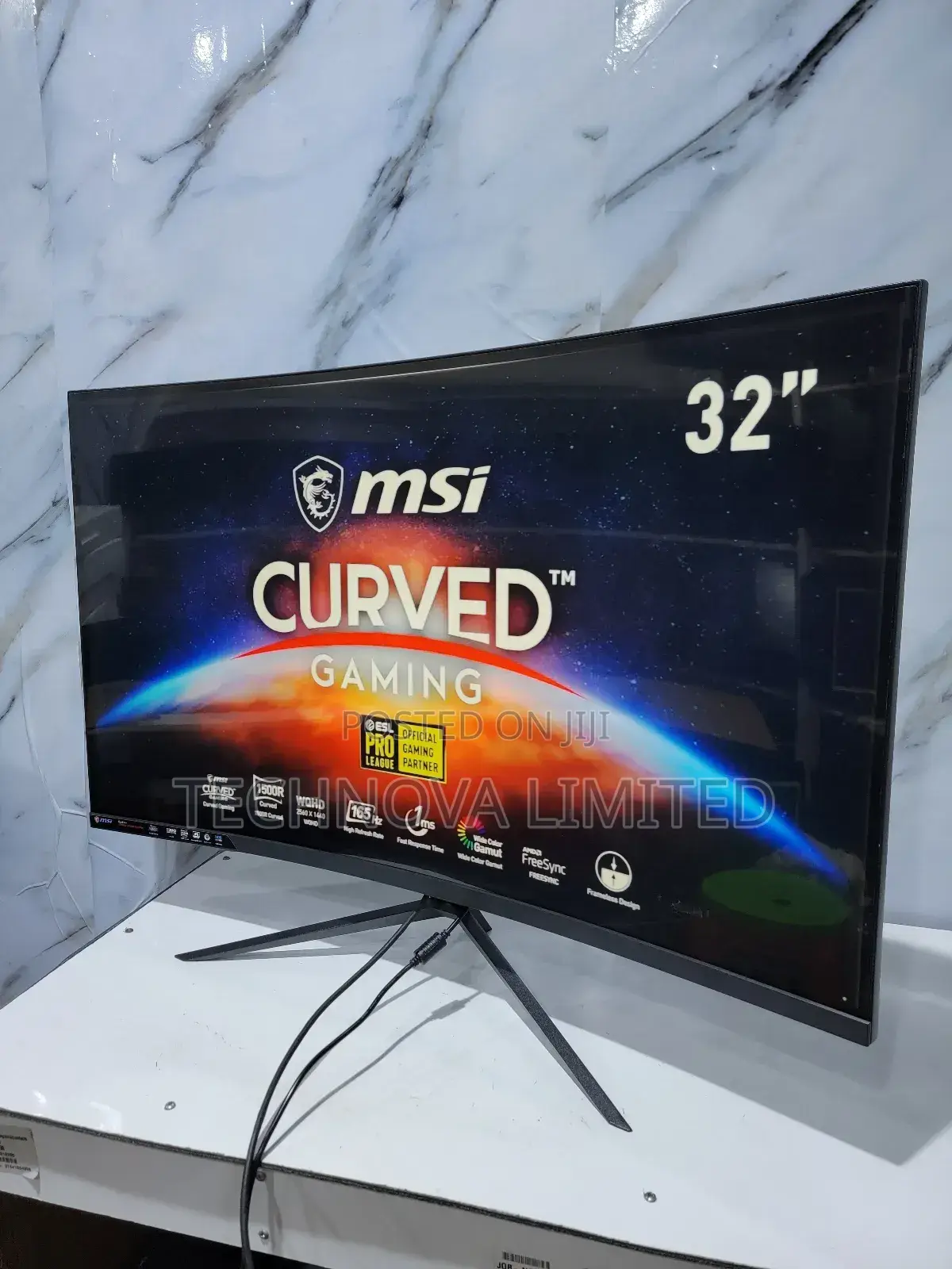 MSI Optix AG32CQ Curved Gaming Monitor 31.5 Inch, WQHD,165HZ