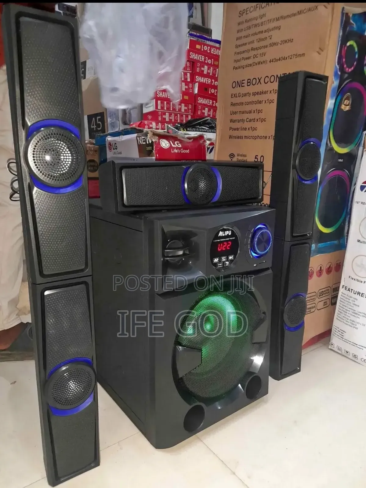 Original AILIPU Powerful Home Theater System Bluetooth USB