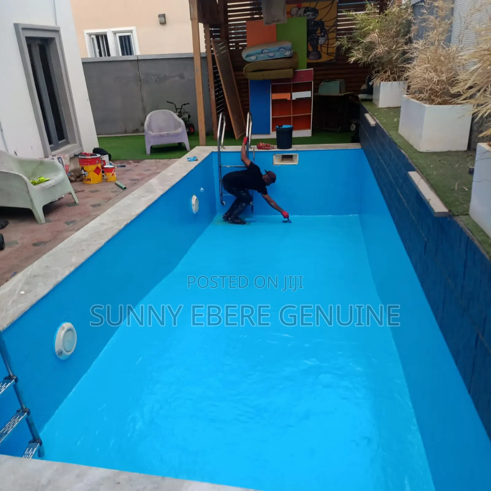 Epoxy Polyurethane Swimming Pool Painting