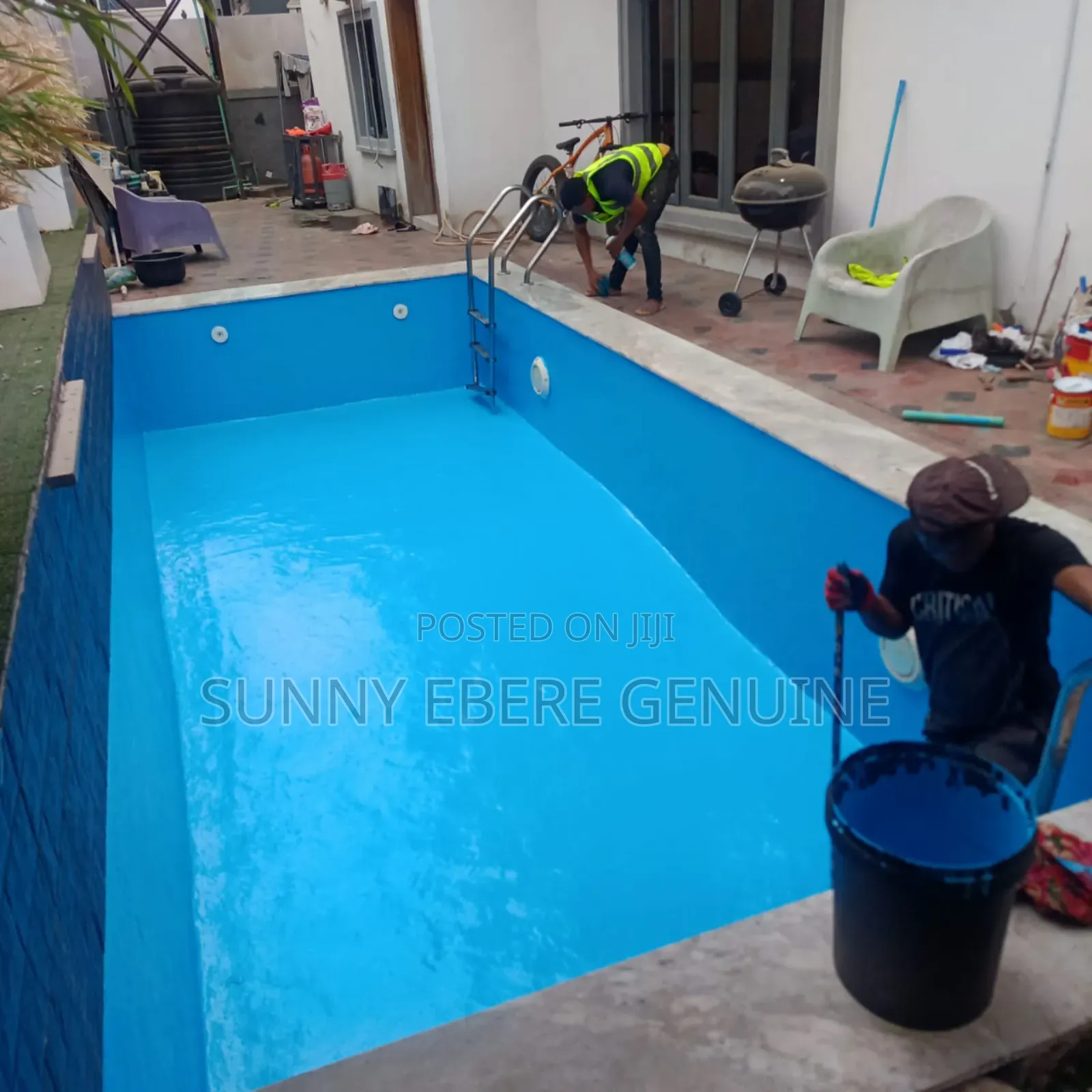 Epoxy Polyurethane Swimming Pool Painting