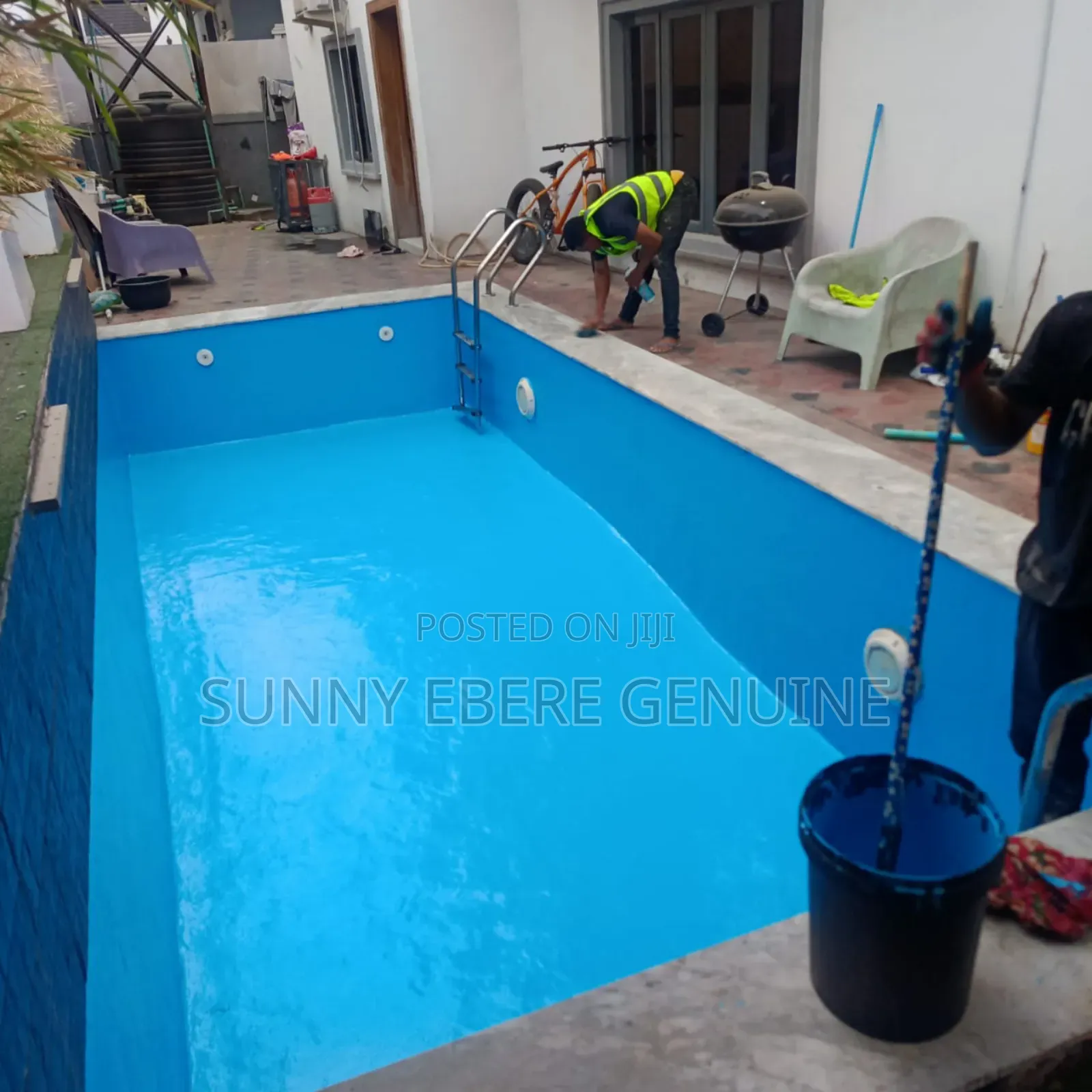 Epoxy Polyurethane Swimming Pool Painting