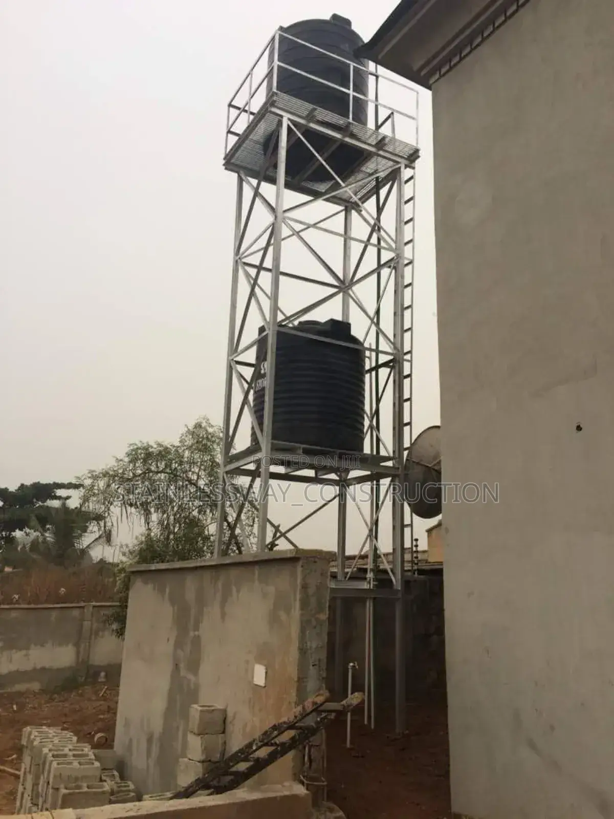 H Channel Overhead Stand