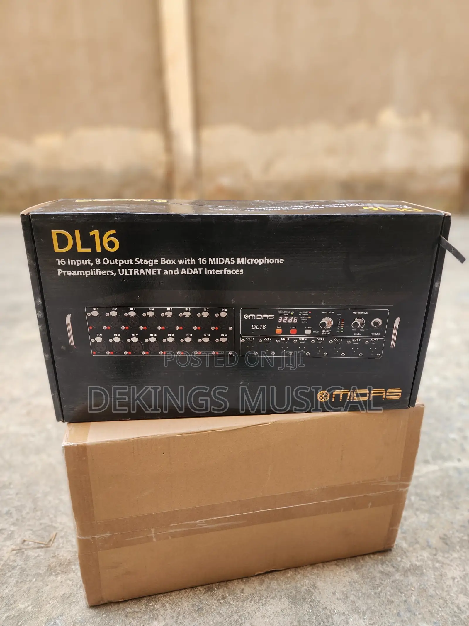 Behringer Midas Dl16 16 Input, 8 Output Stage Box