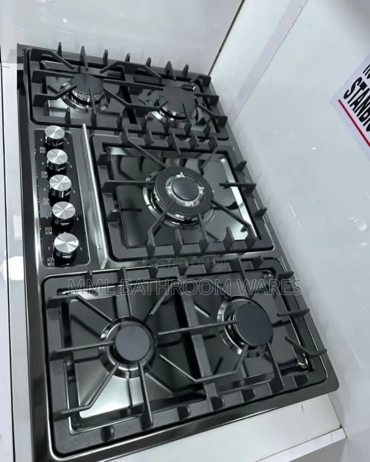 Black Inbuilt Gas Cookers