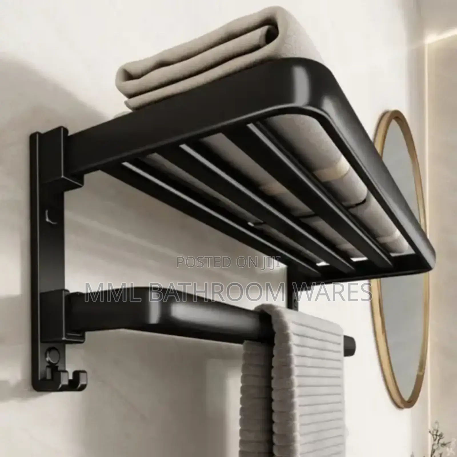 Hotel Modern Matte Black Toilet Bathroom Accessories Set
