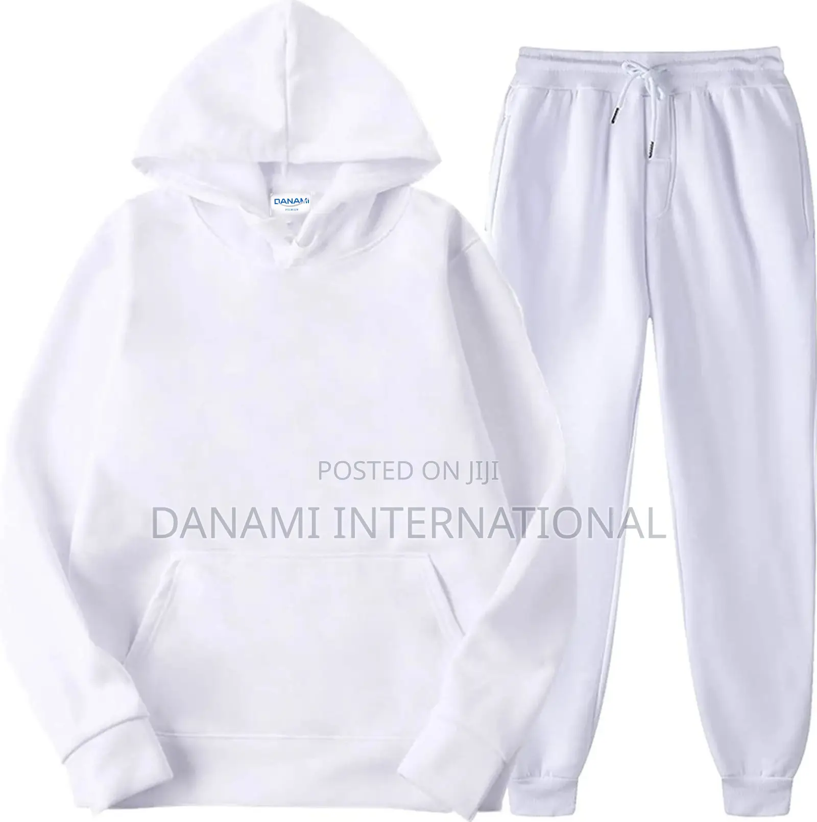 Hoodie Set Up Down- White All Colours