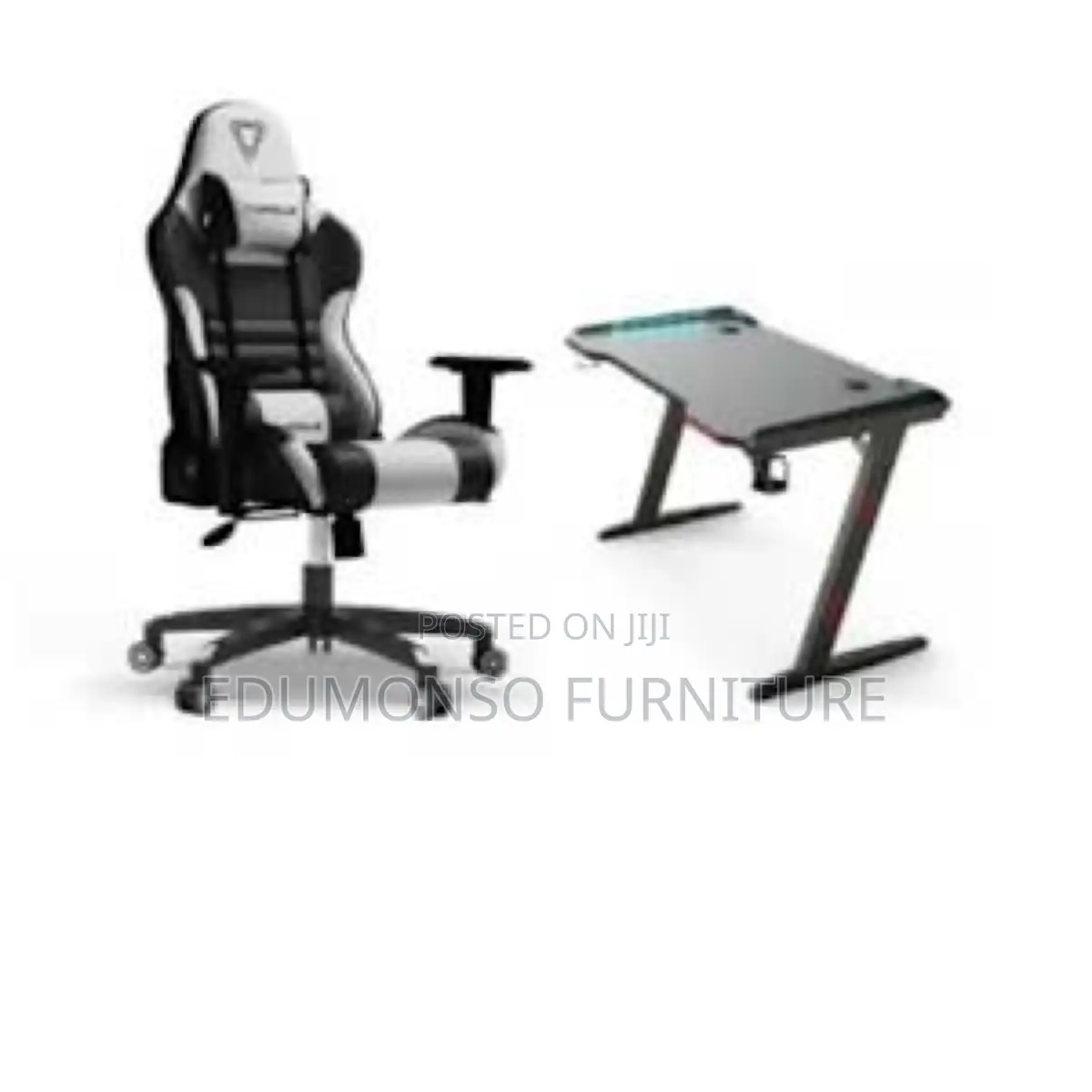 Set of Executive Office Gaming Chair Gaming Desk