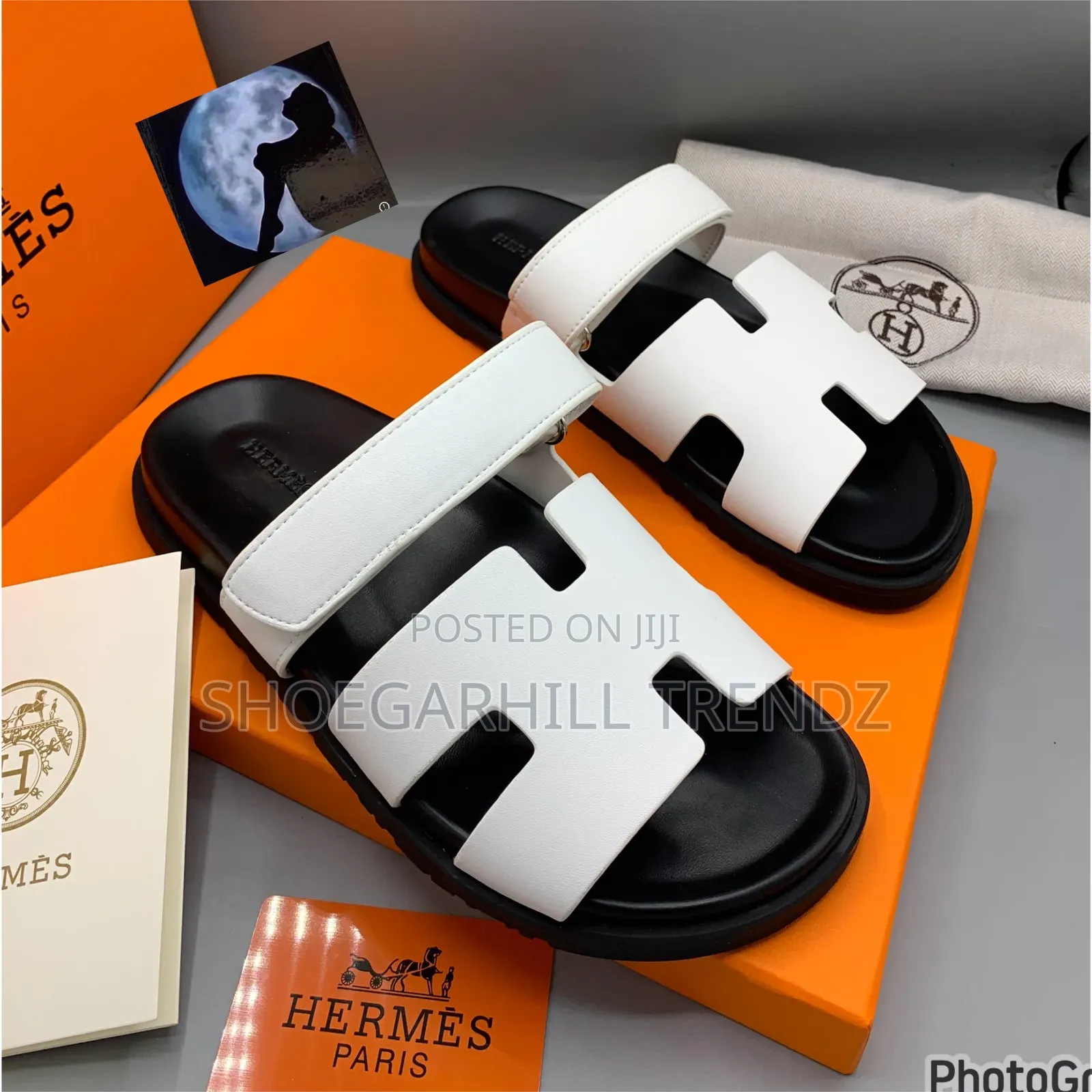 Quality Hermes Palm Slippers for Men