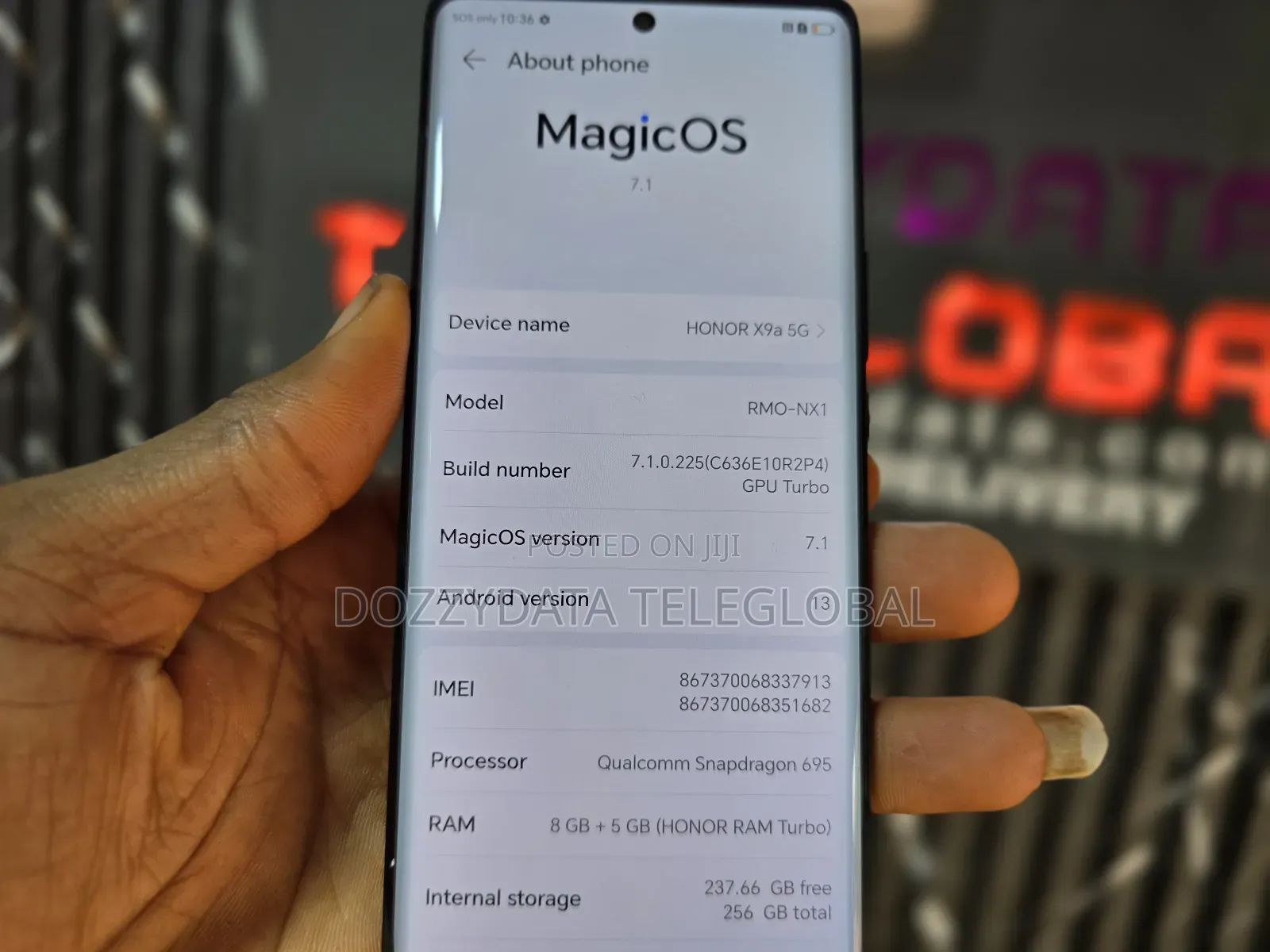Honor X9a 5G 256 GB Black