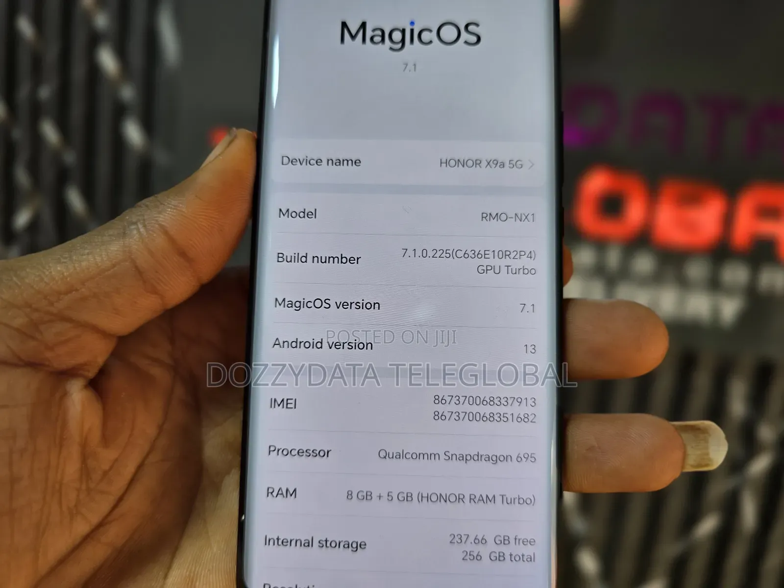 Honor X9a 5G 256 GB Black