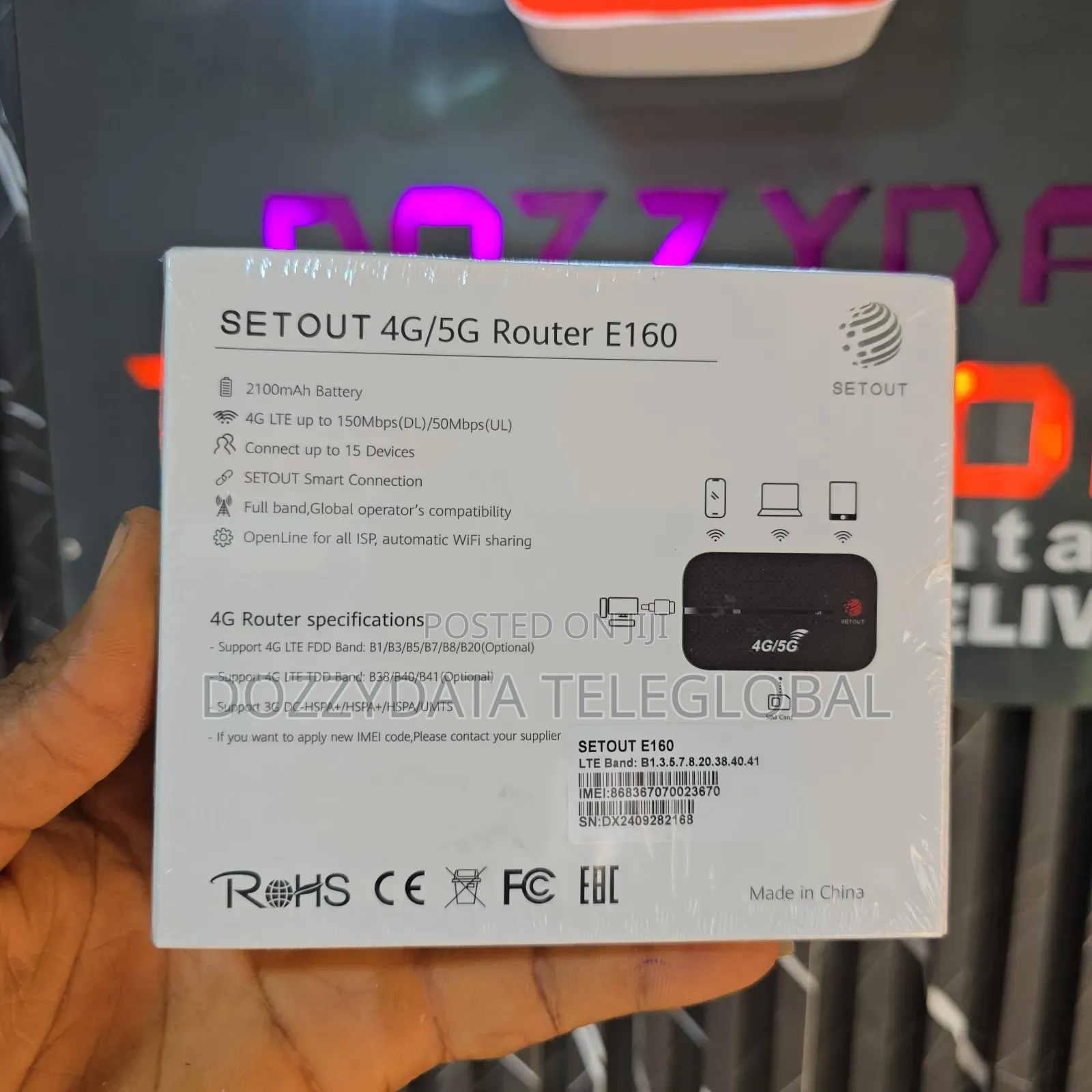 SETOUT 4G Mobile Wifi Pocket Router