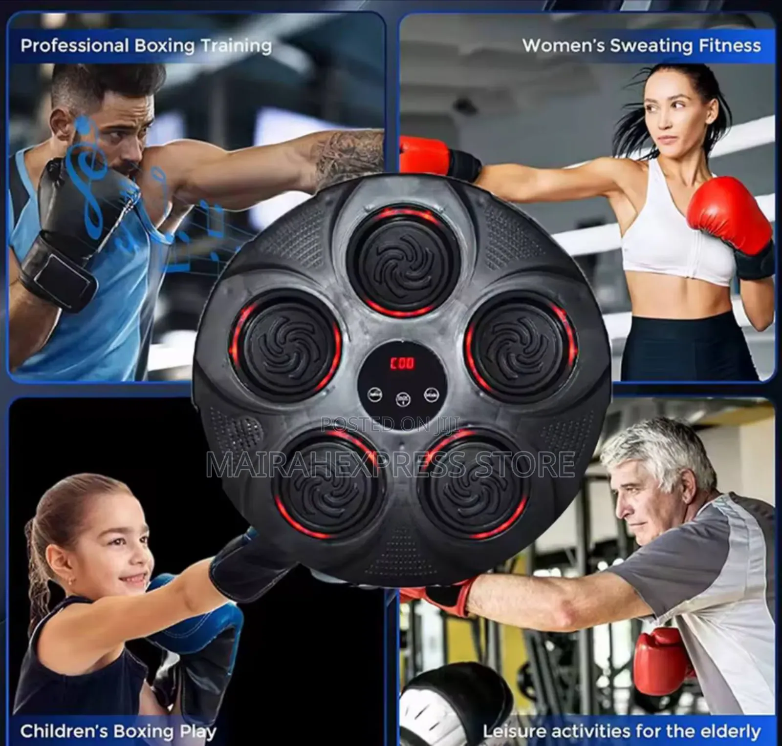 Smart Music Boxing Machine Adult/Children Fitness Trainer