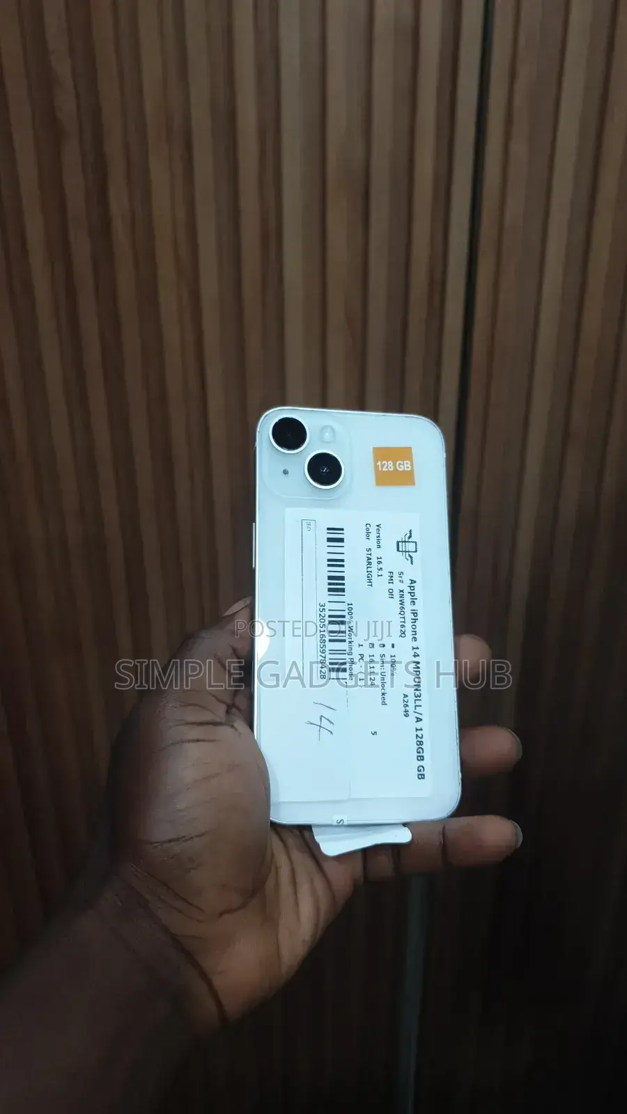 New Apple iPhone 14 128 GB Silver