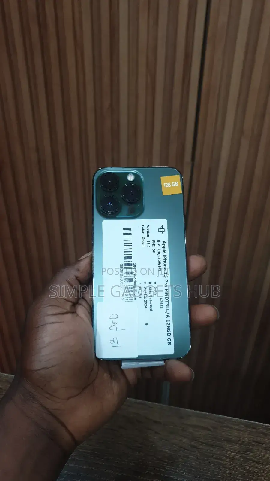 New Apple iPhone 13 Pro 128 GB Green