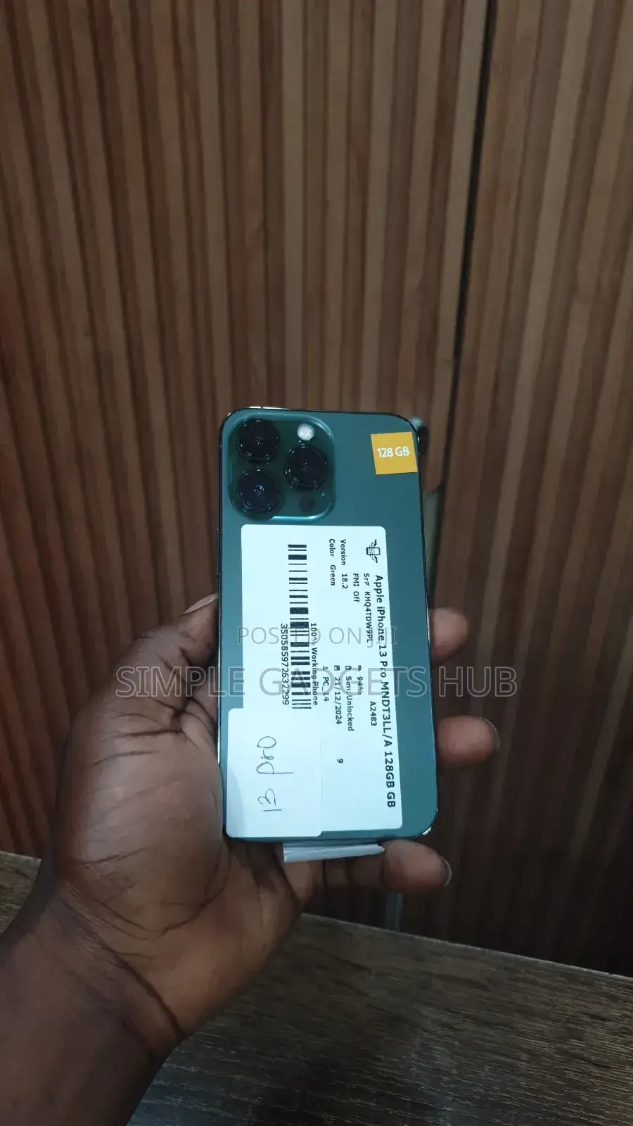 New Apple iPhone 13 Pro 128 GB Green
