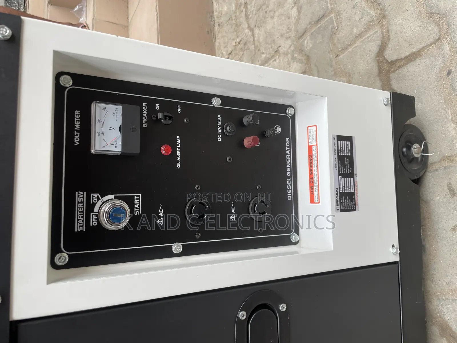 Firman Diesel Generator 10kva 100%Copper Wire