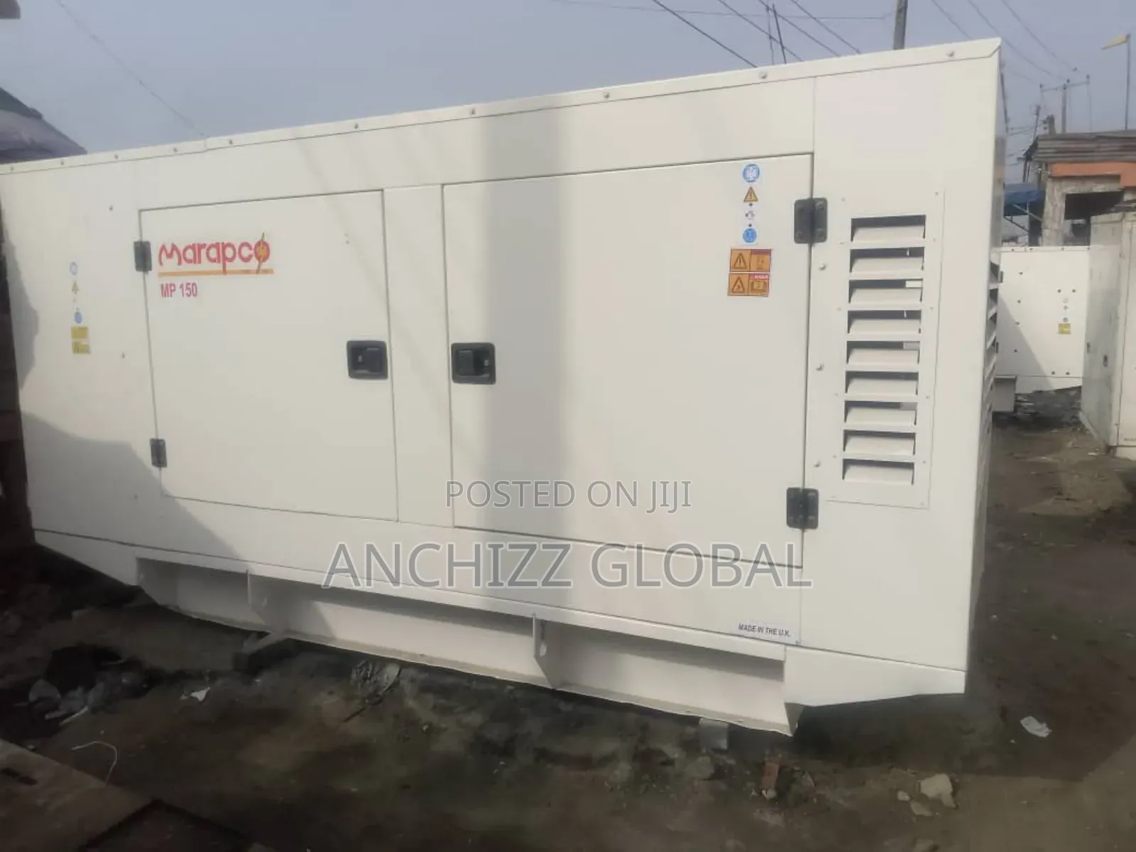 Marapco U.K Perkins 150kva Soundproof