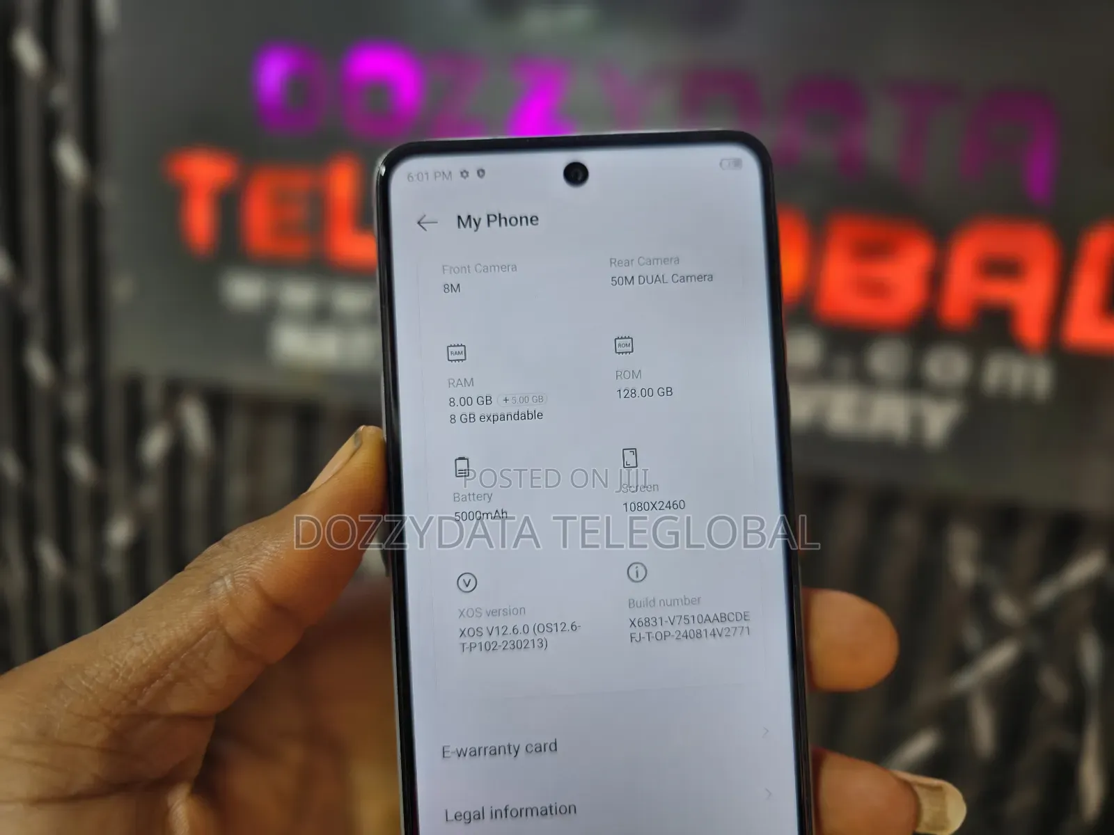 Infinix Hot 30 128 GB White