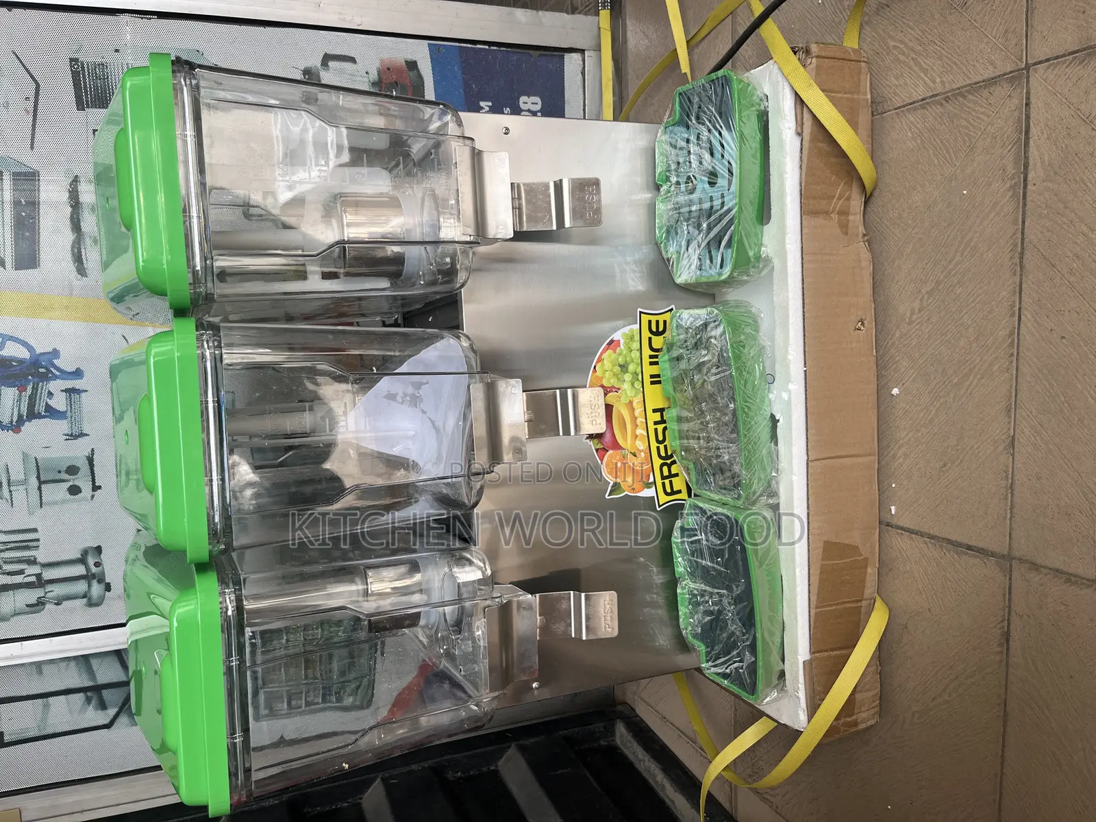 3 Bowl Electric Juice Dispenser Chiller