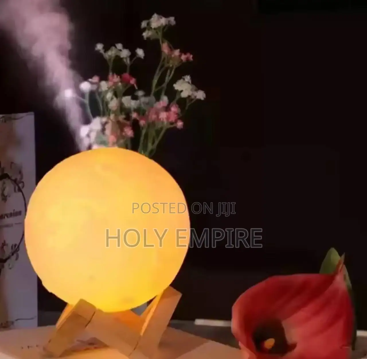 Humidifier Aromatizer Luminaire Lampshade Full Moon 3d Lamp