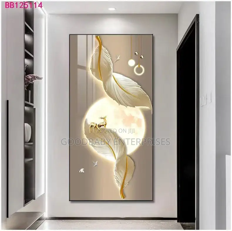 Led Crystal Porcelain Wall Lamp