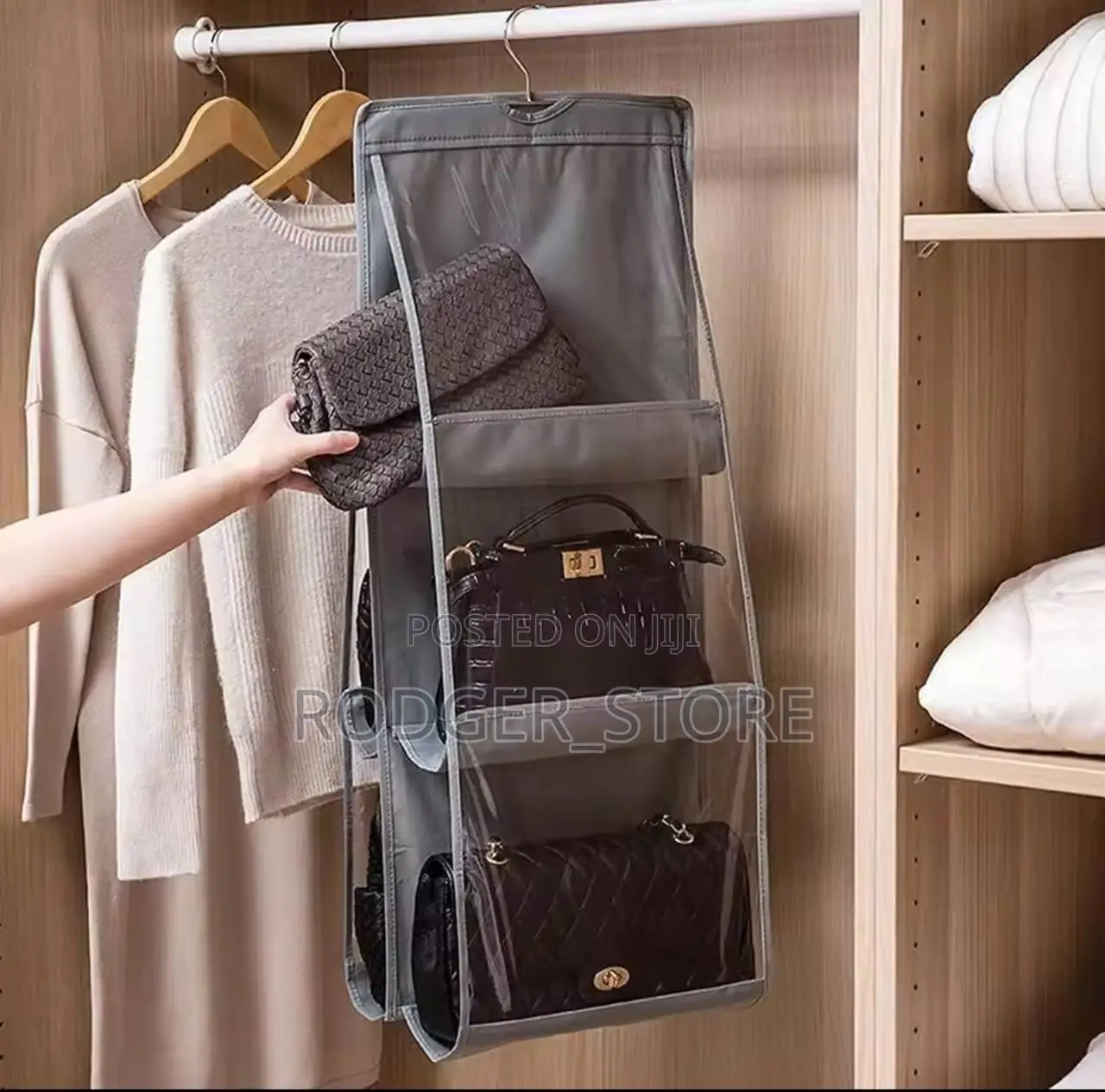 Handbag Hanging Organizer Hanging Purse Organizer for Closet