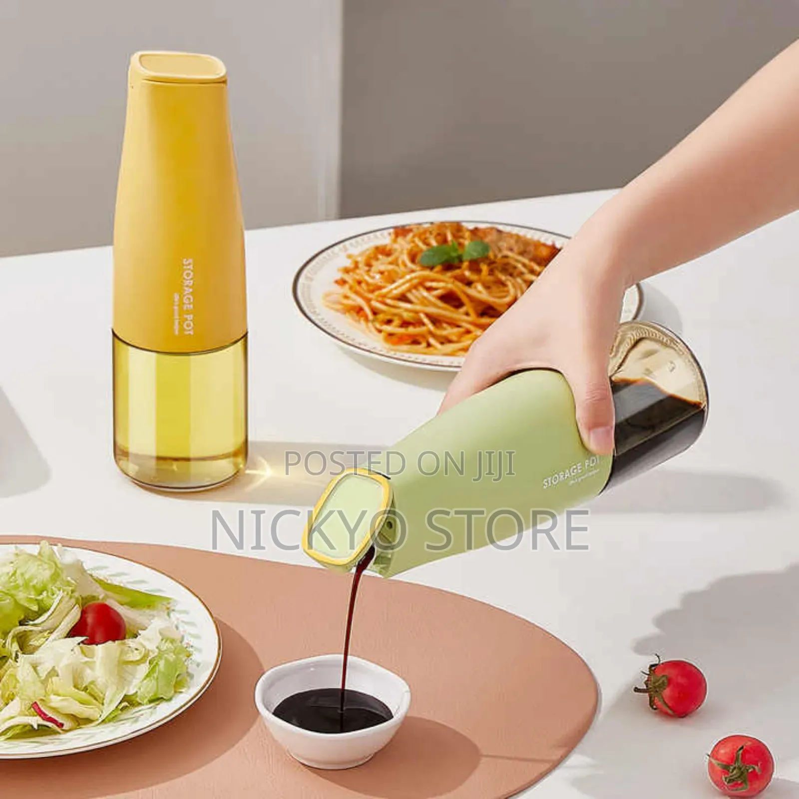 500ml Oil Bottle Tank Automatic Cap