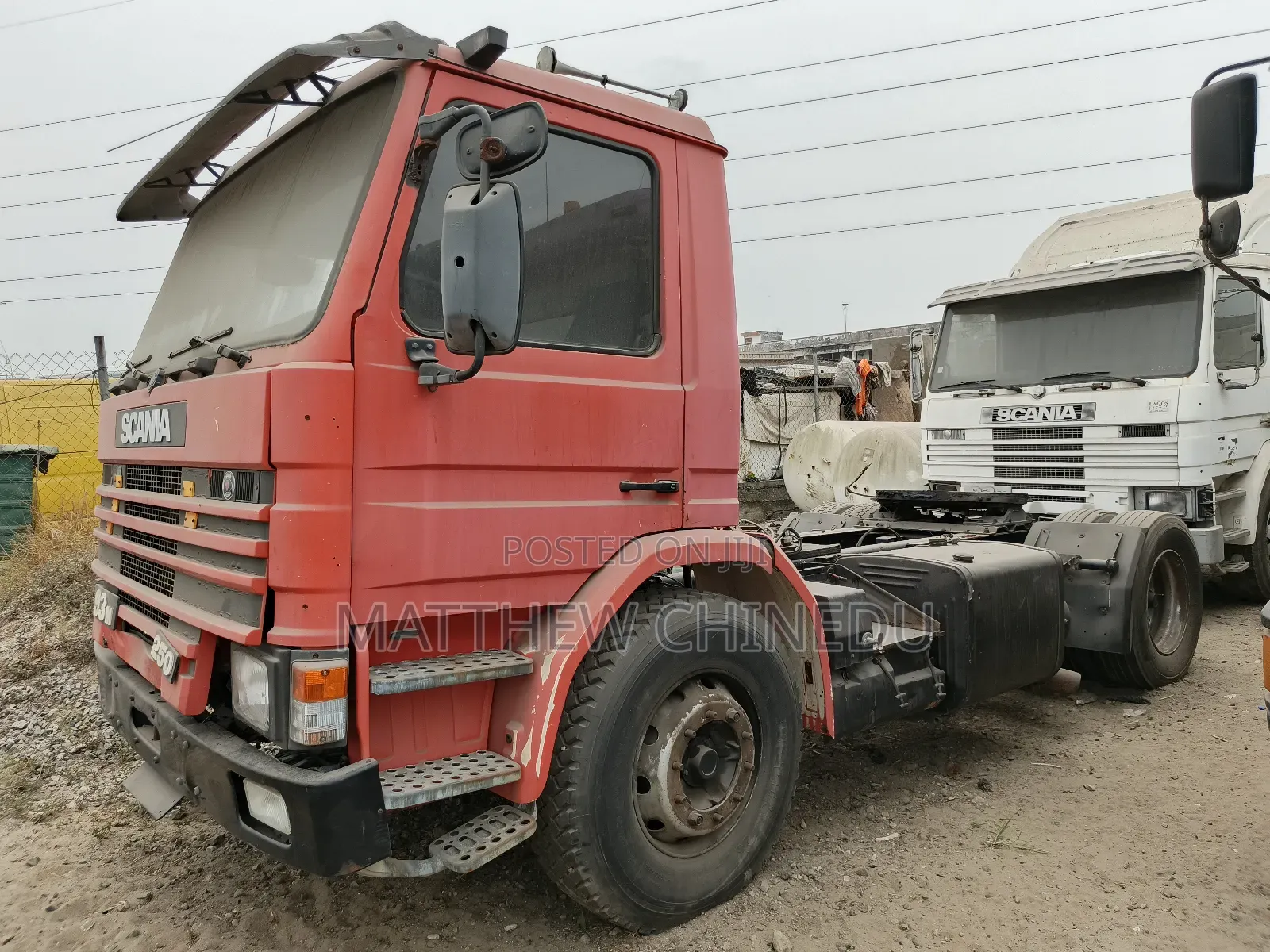 Clean Foreign Used Scania 93 - 250 Trailer Head