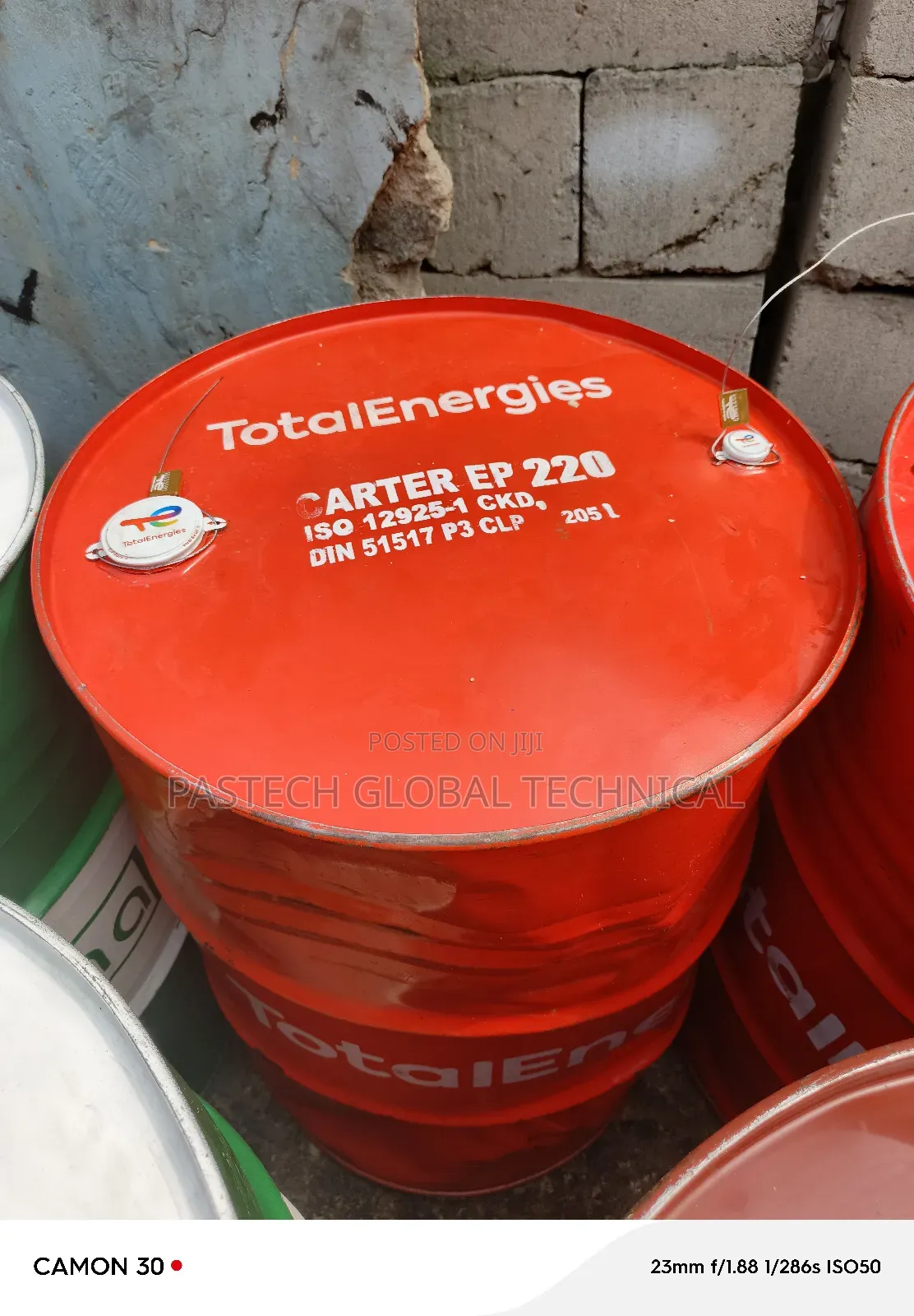 Totalenergie Carter EP 220 205L Drum