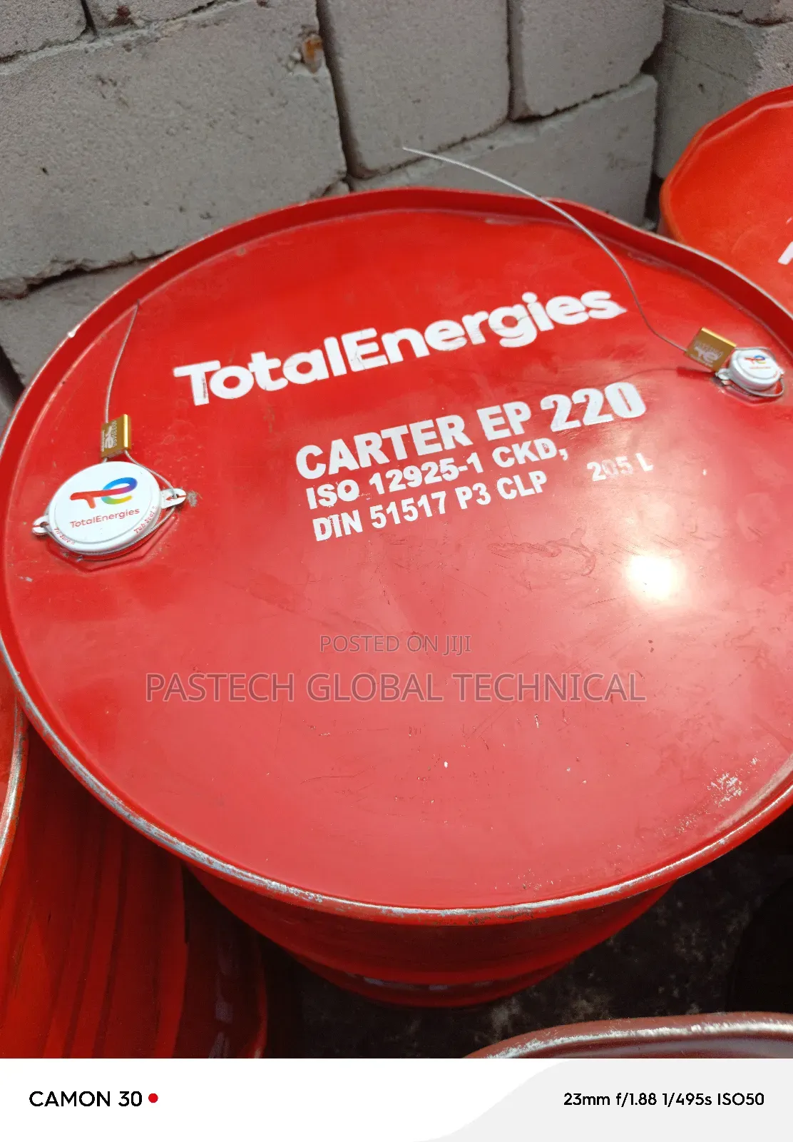 Totalenergie Carter EP 220 205L Drum