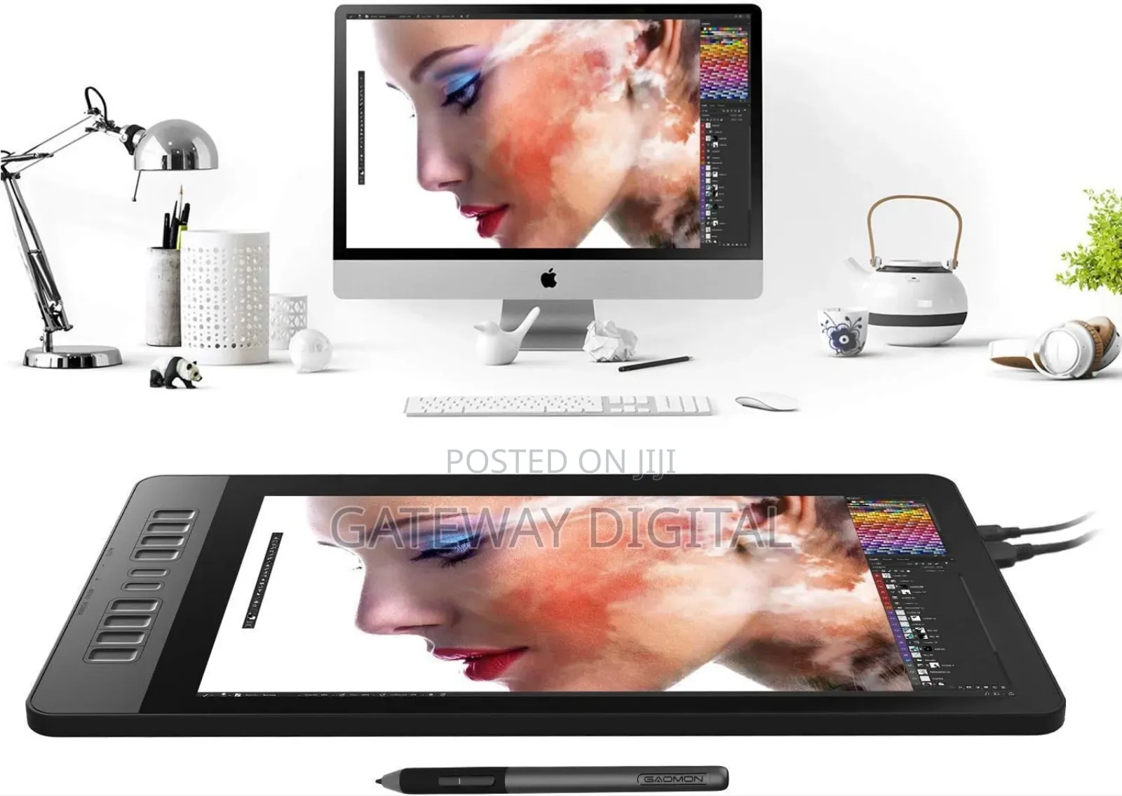 GAOMON PD1561 Pen Display AP50 Passive Pen -15.6''