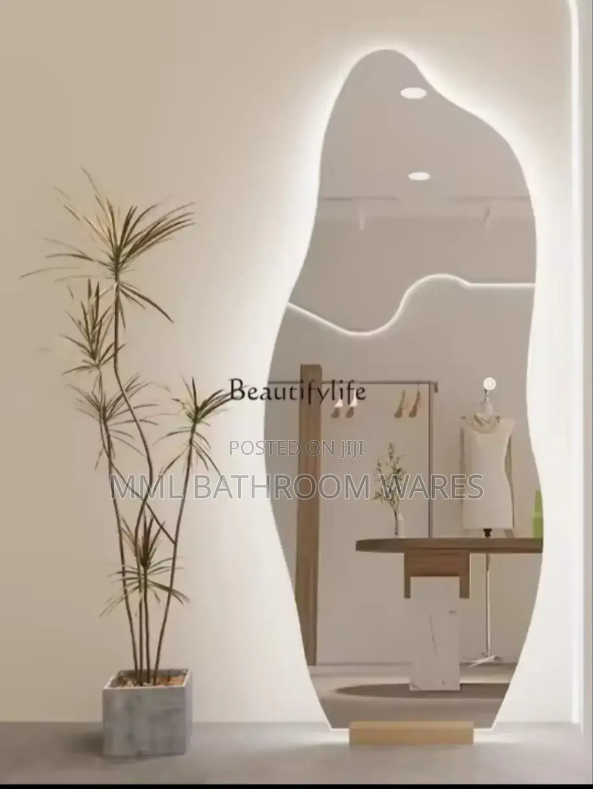Home Decoration Full Length Luxury Wall Led Lights Mirrors