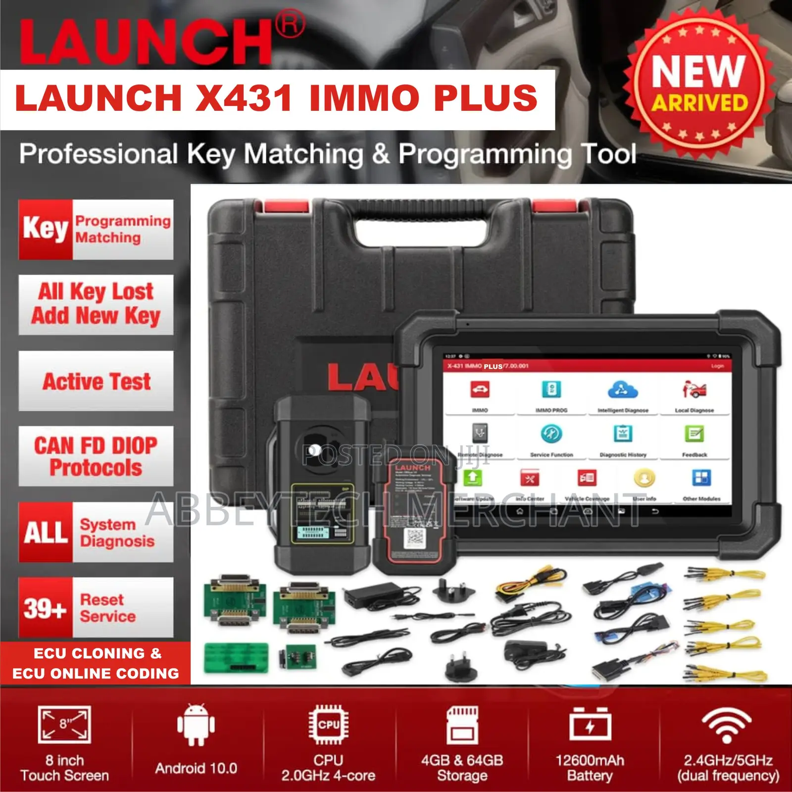 Launch X431 Immo Plus Cars Scaner, Ecu Online Offline Key Pr