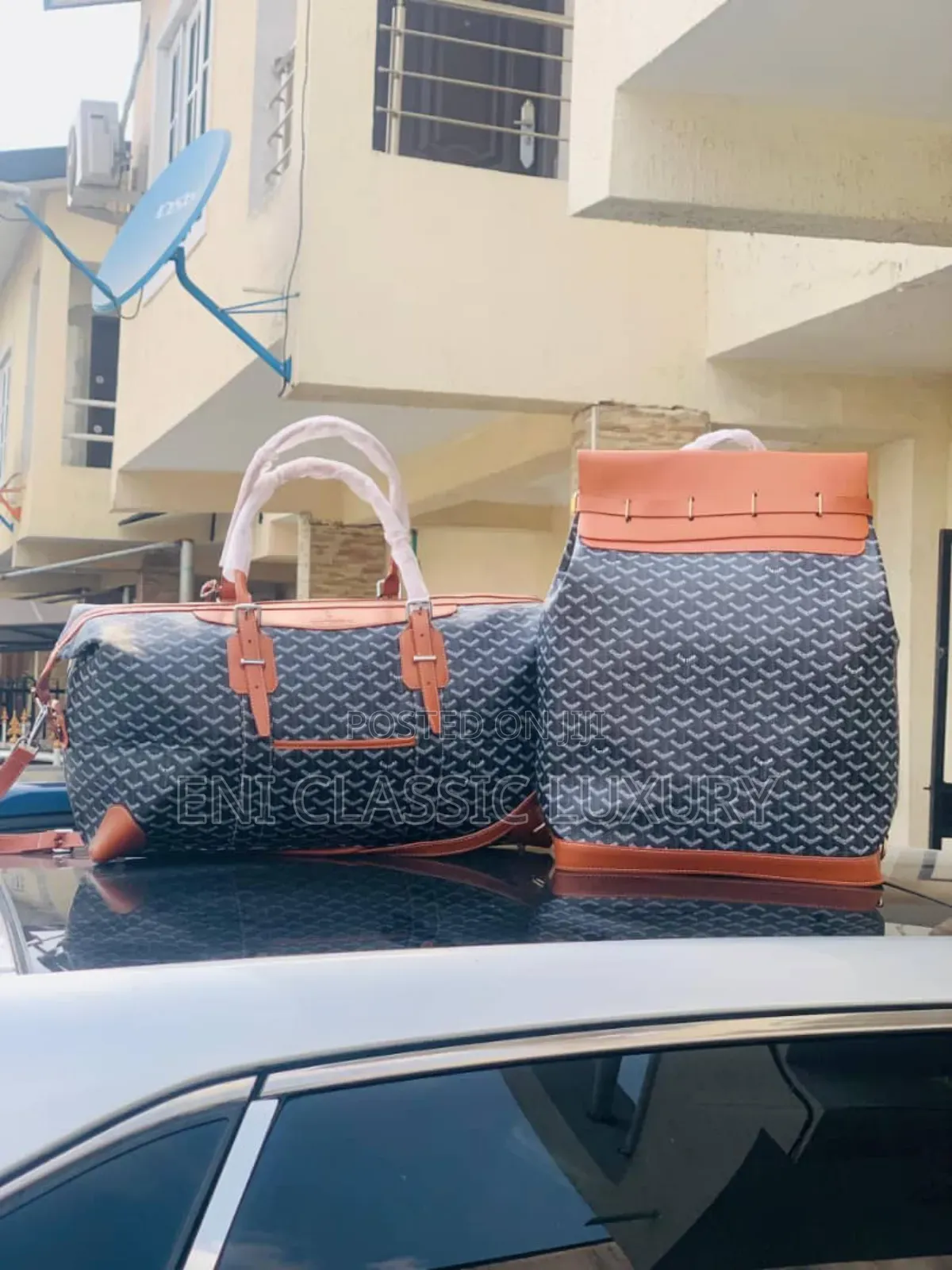 Goyard Luxury Traveling Bag & Backpack Bag Available N Store