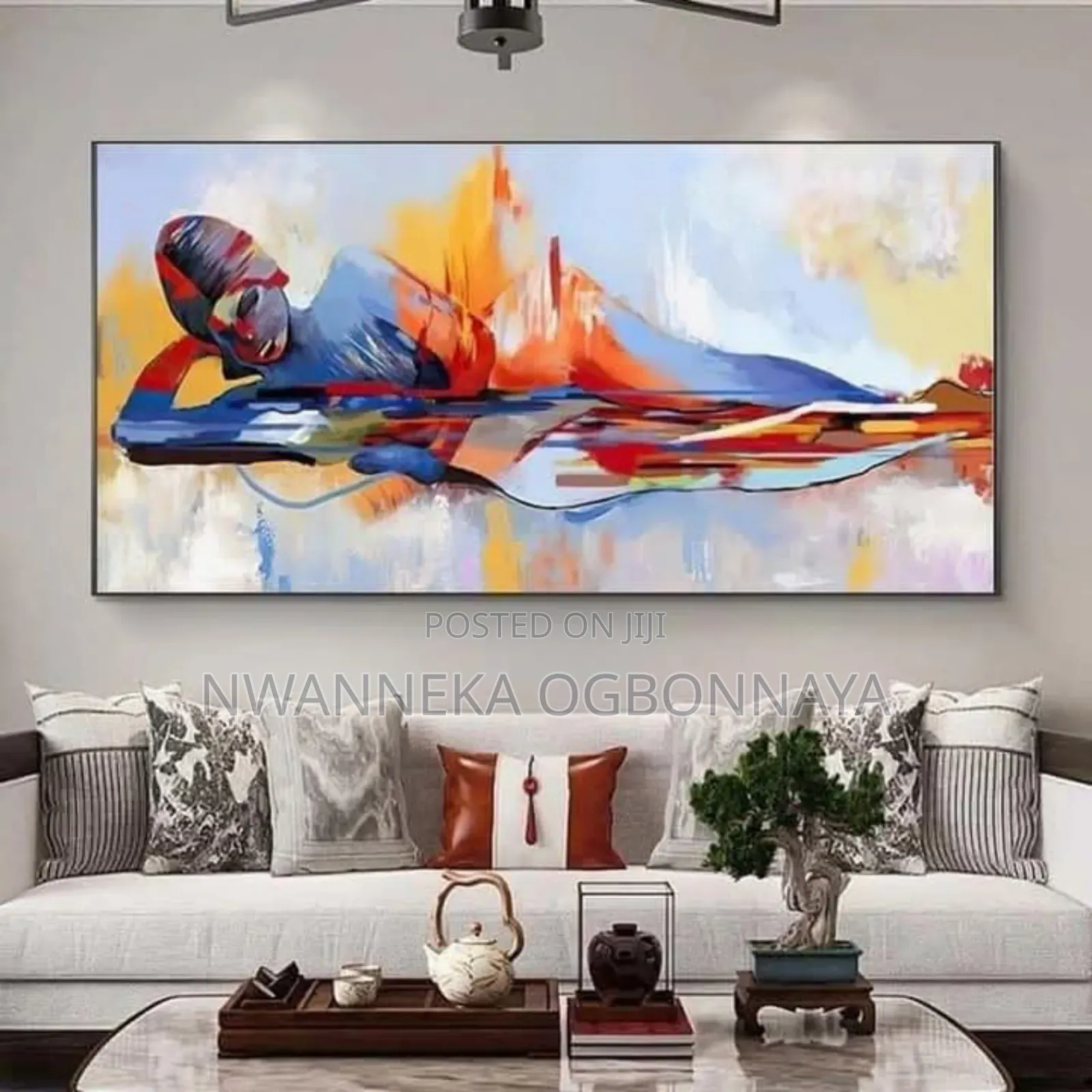 Women Canvas Painting Living Room