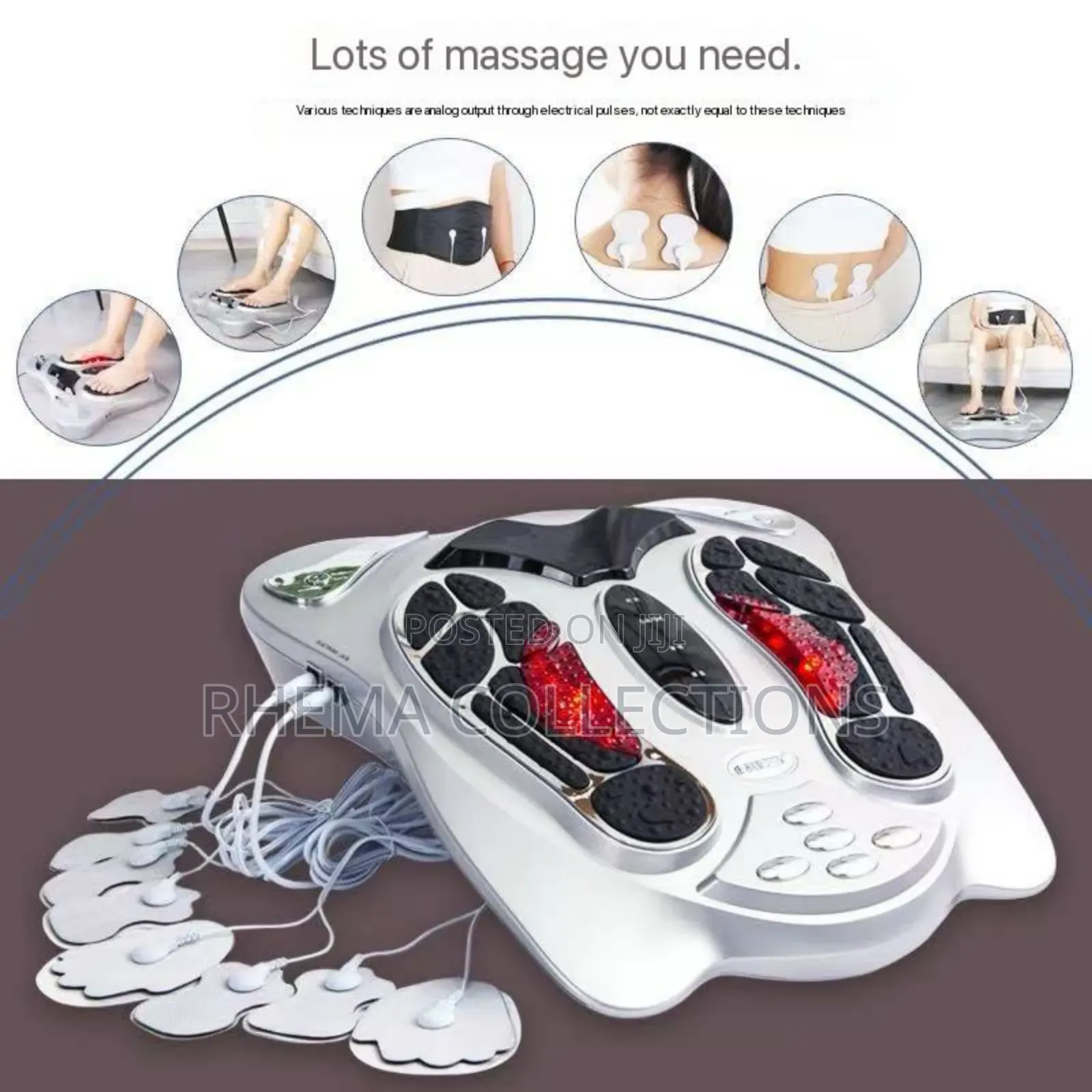 Electromagnetic Foot Massager Wave Pulse Circulation Massage