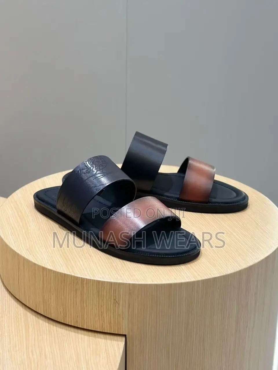Luxury Berluti Leather Slipers 40-46