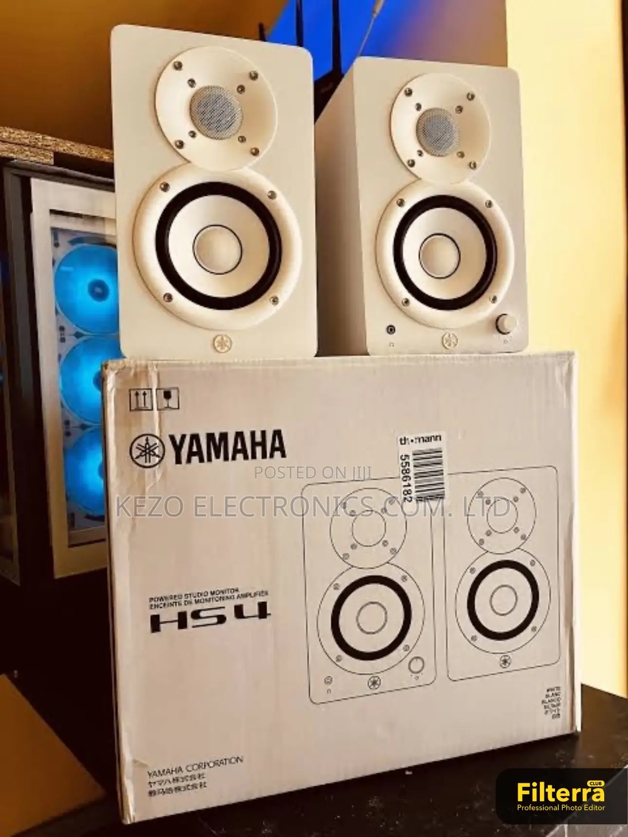 Yamaha Hs4 Studio Monitor White Colour