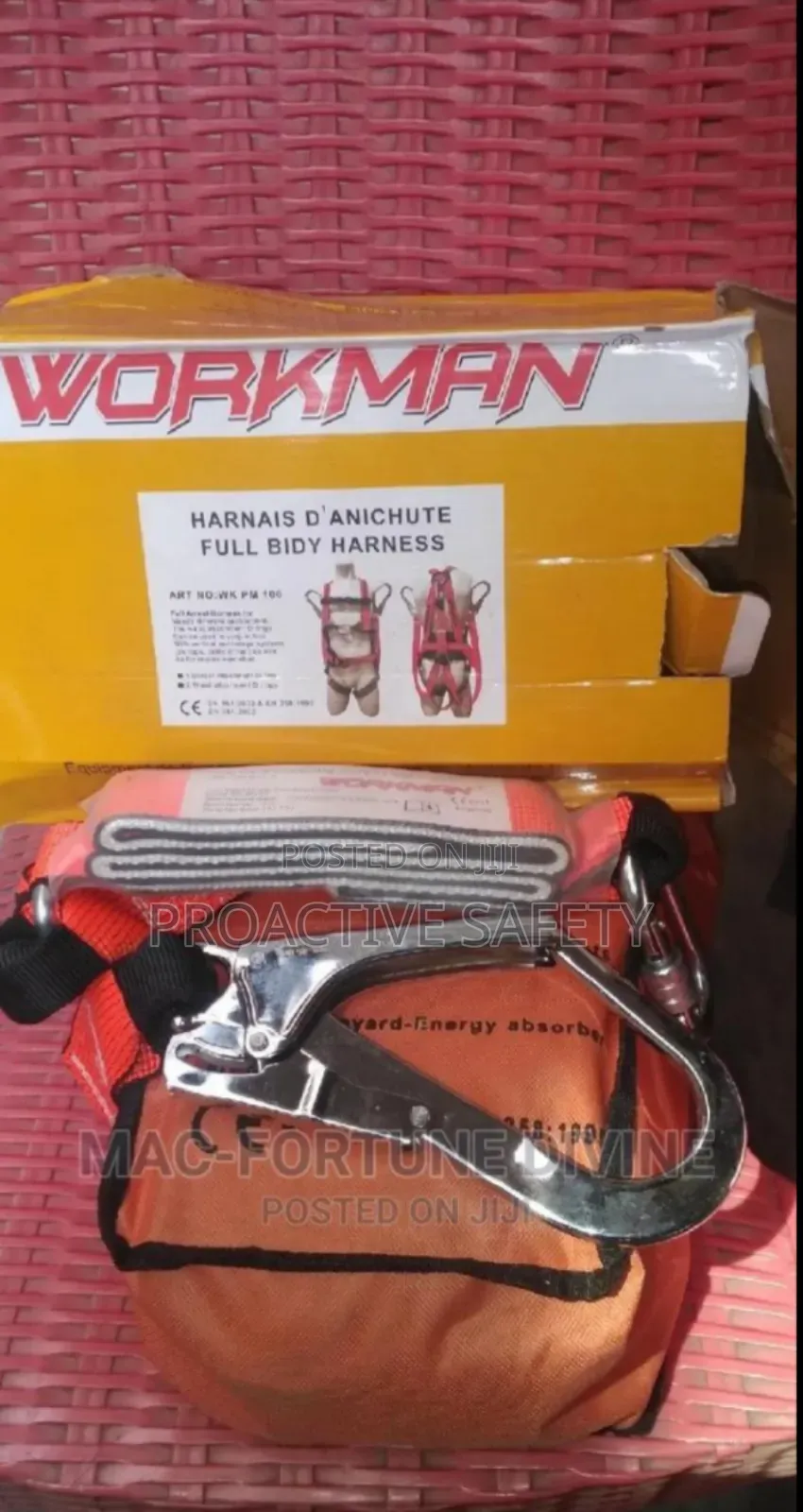 Workman Safety Body Harness Belt
