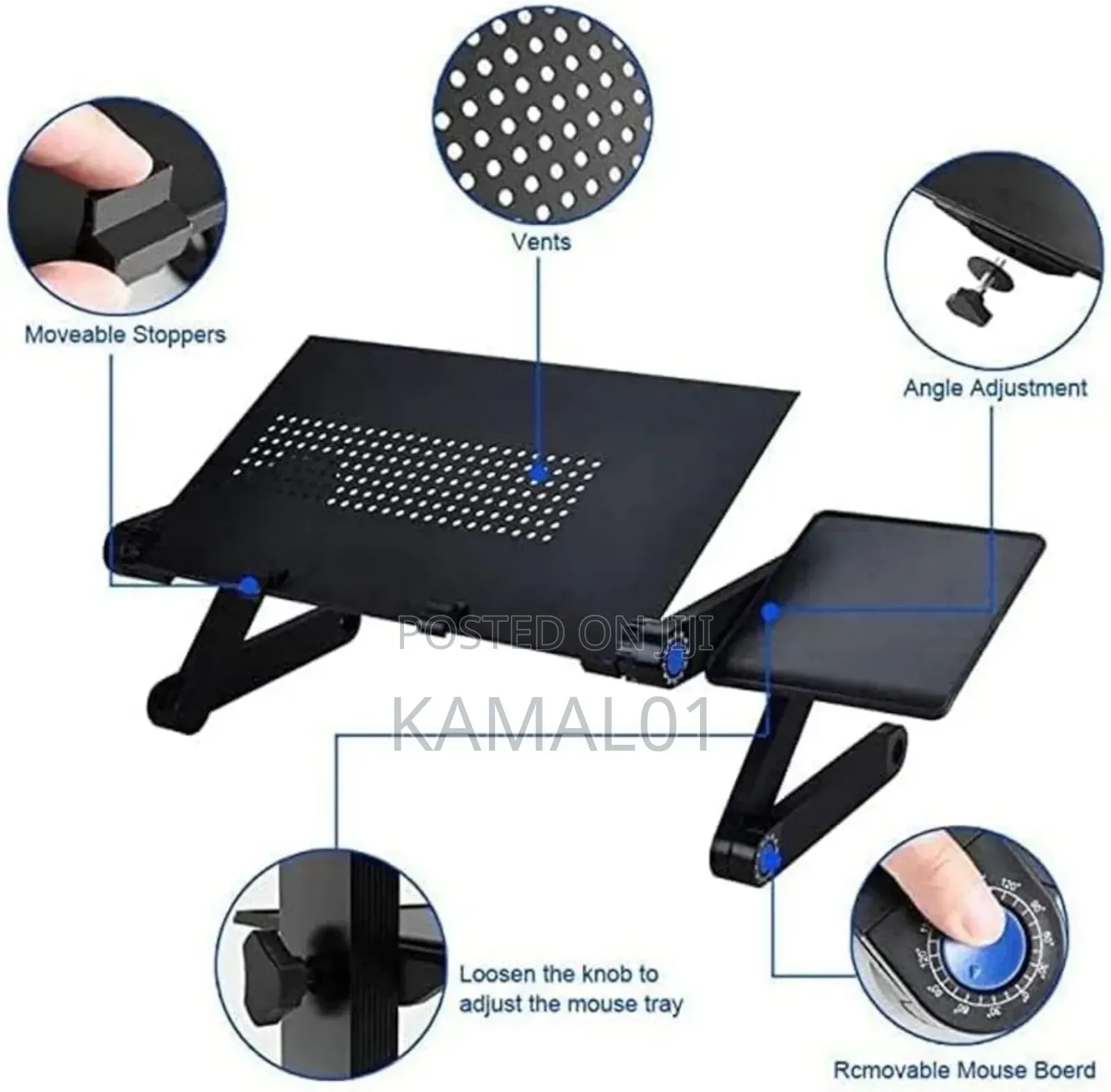 T9 Multifunctional Laptop Table Articulated Support